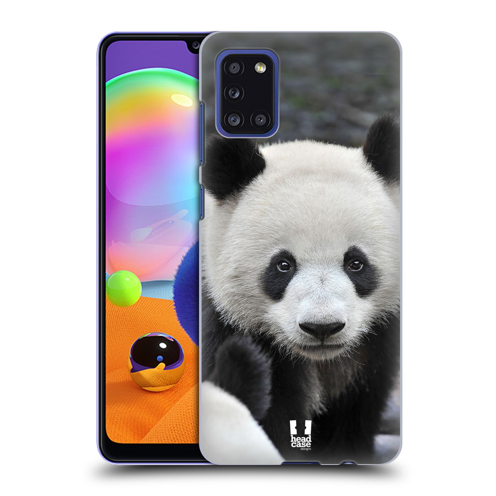 Zadní kryt na mobil Samsung Galaxy A31 vzor Divočina, Divoký život a zvířata foto MEDVĚD PANDA