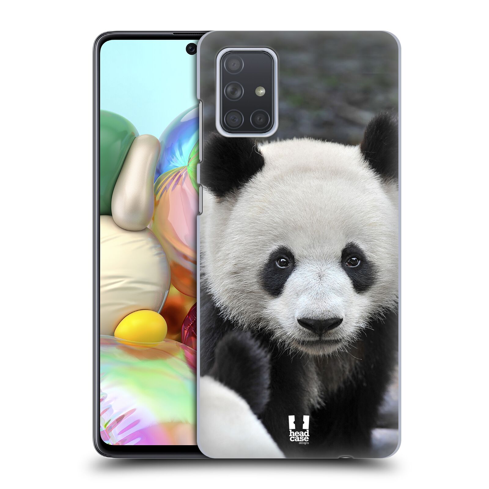 Zadní obal pro mobil Samsung Galaxy A71 - HEAD CASE - Svět zvířat medvěd panda