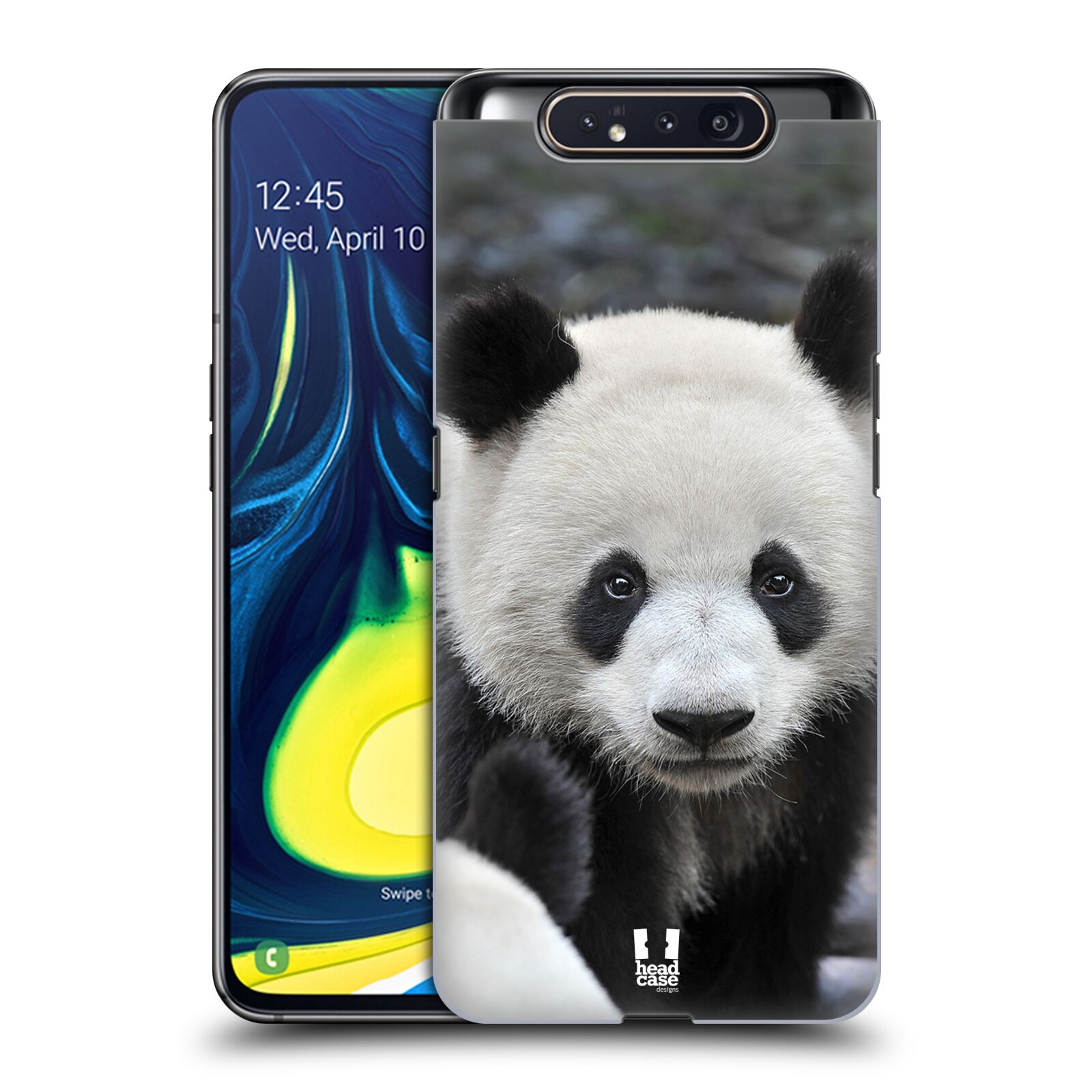 Zadní obal pro mobil Samsung Galaxy A80 - HEAD CASE - Svět zvířat medvěd panda