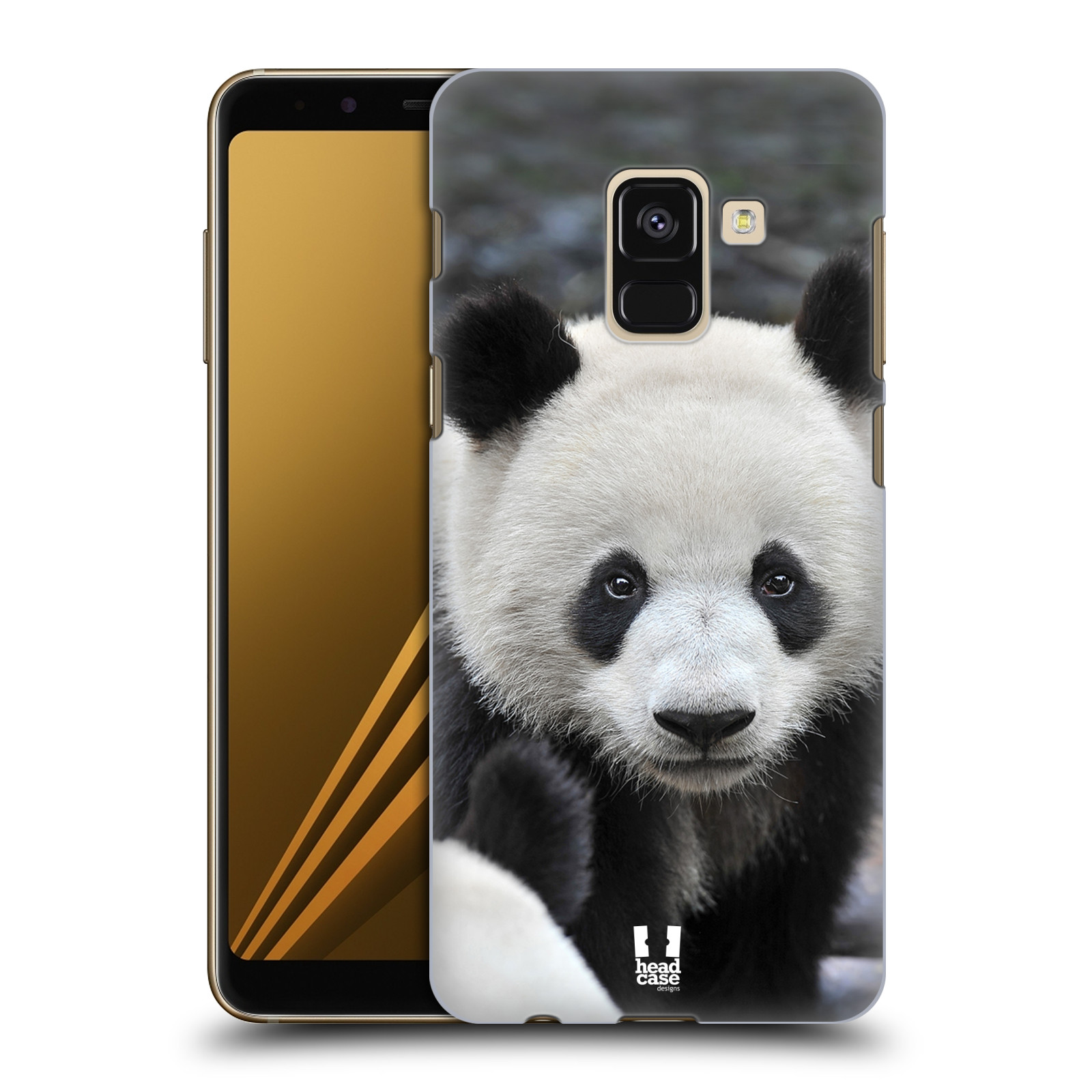 Zadní obal pro mobil Samsung Galaxy A8+ - HEAD CASE - Svět zvířat medvěd panda