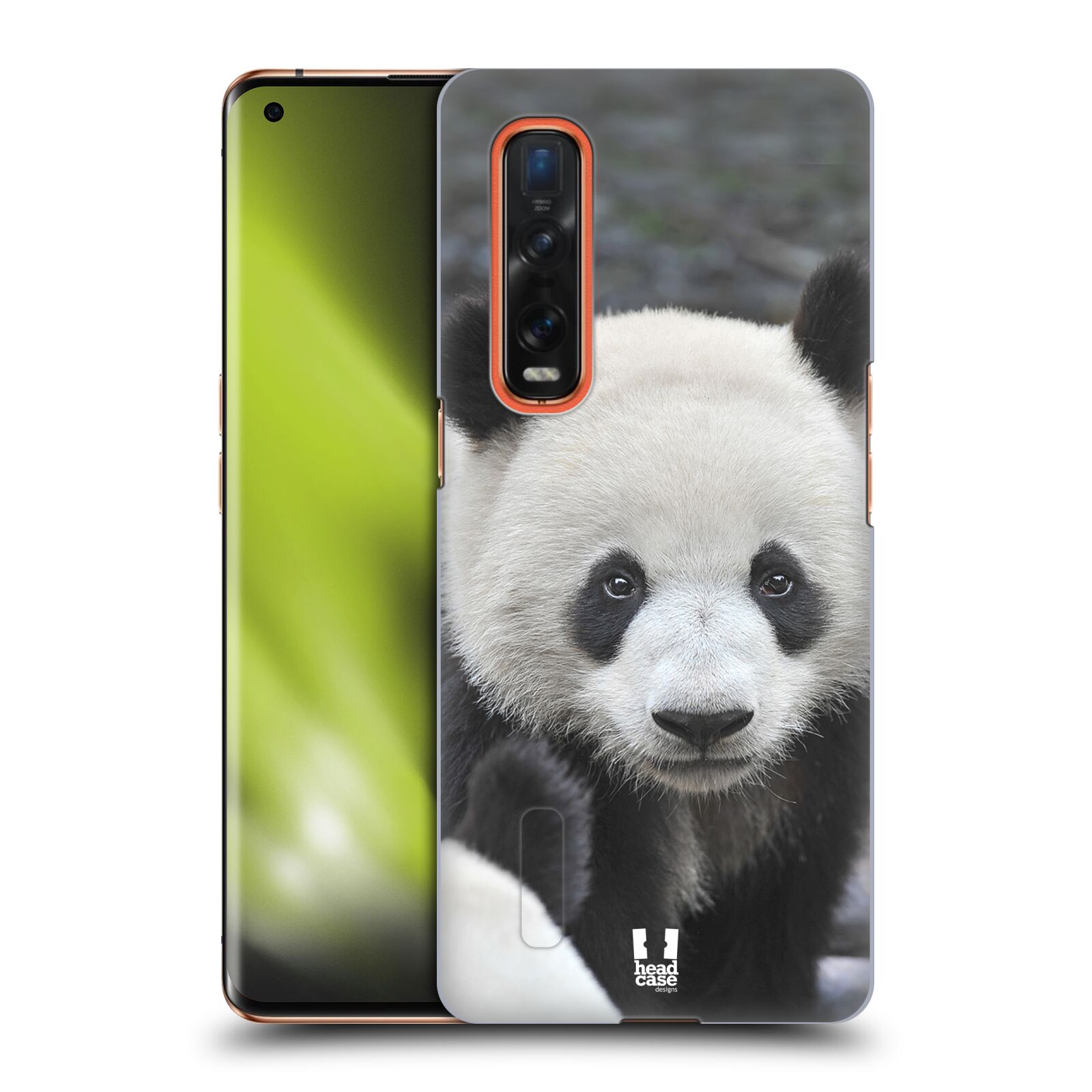Zadní obal pro mobil Oppo Find X2 PRO - HEAD CASE - Svět zvířat medvěd panda