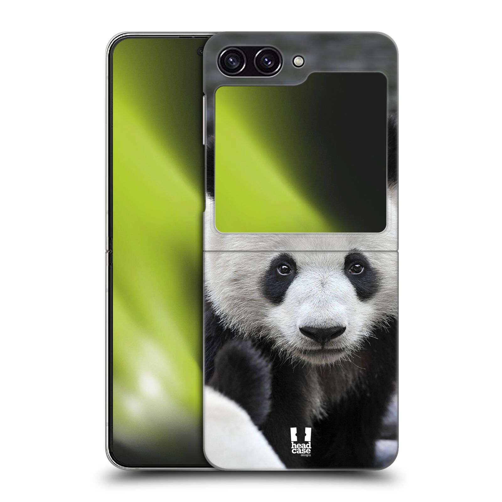 Plastový obal HEAD CASE na mobil Samsung Galaxy Z Flip 5 vzor Divočina, Divoký život a zvířata foto MEDVĚD PANDA