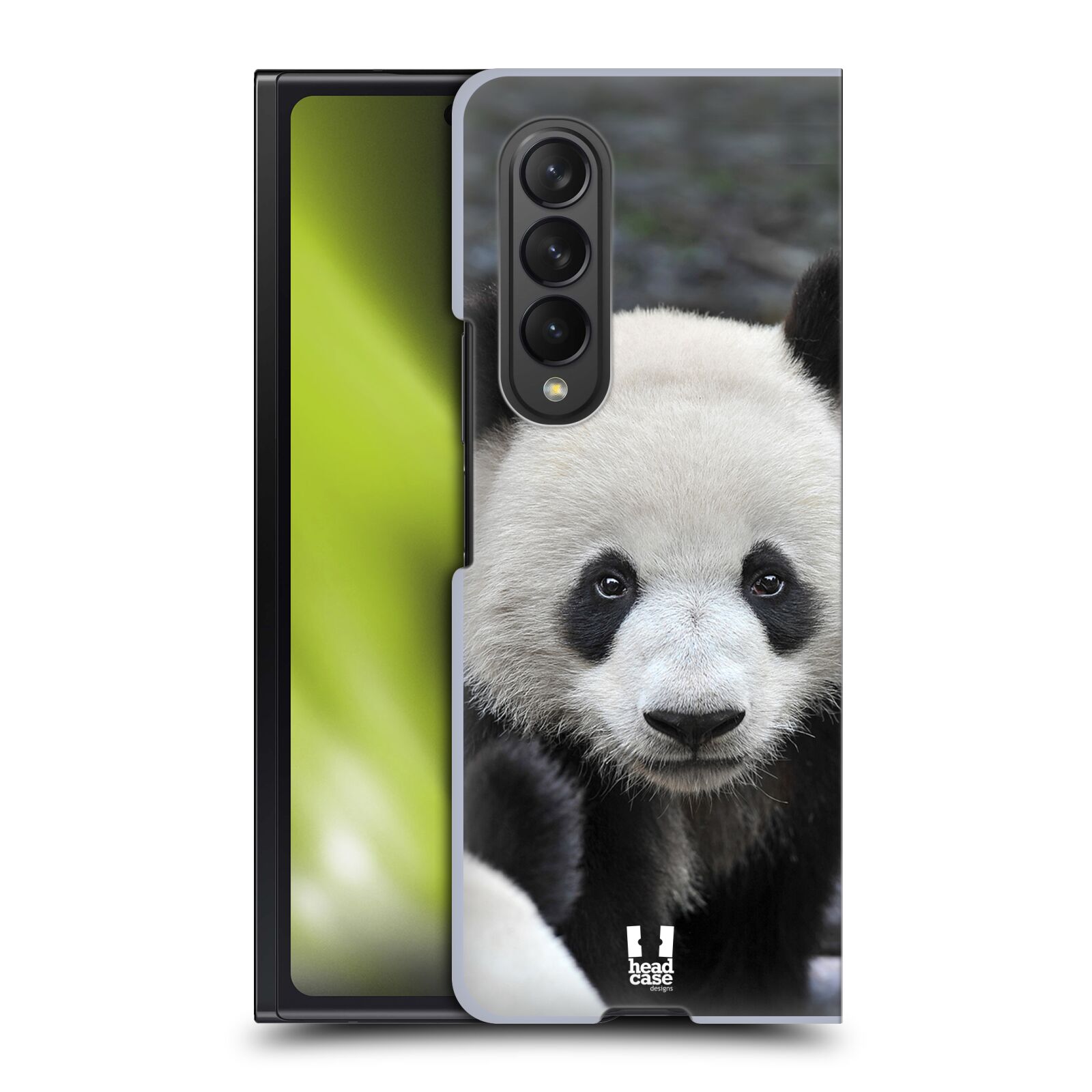 Zadní obal pro mobil Samsung Galaxy Z Fold 3 5G - HEAD CASE - Svět zvířat medvěd panda