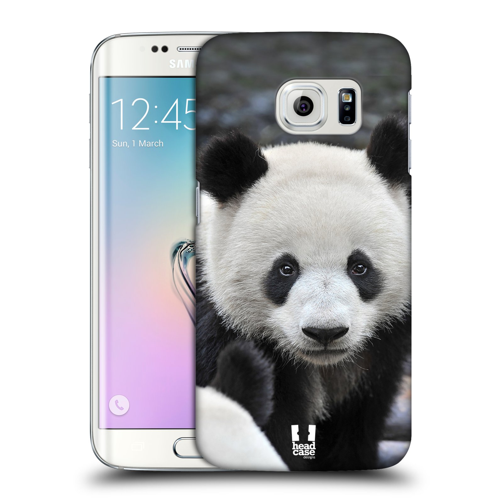 Zadní obal pro mobil Samsung Galaxy S6 EDGE - HEAD CASE - Svět zvířat medvěd panda