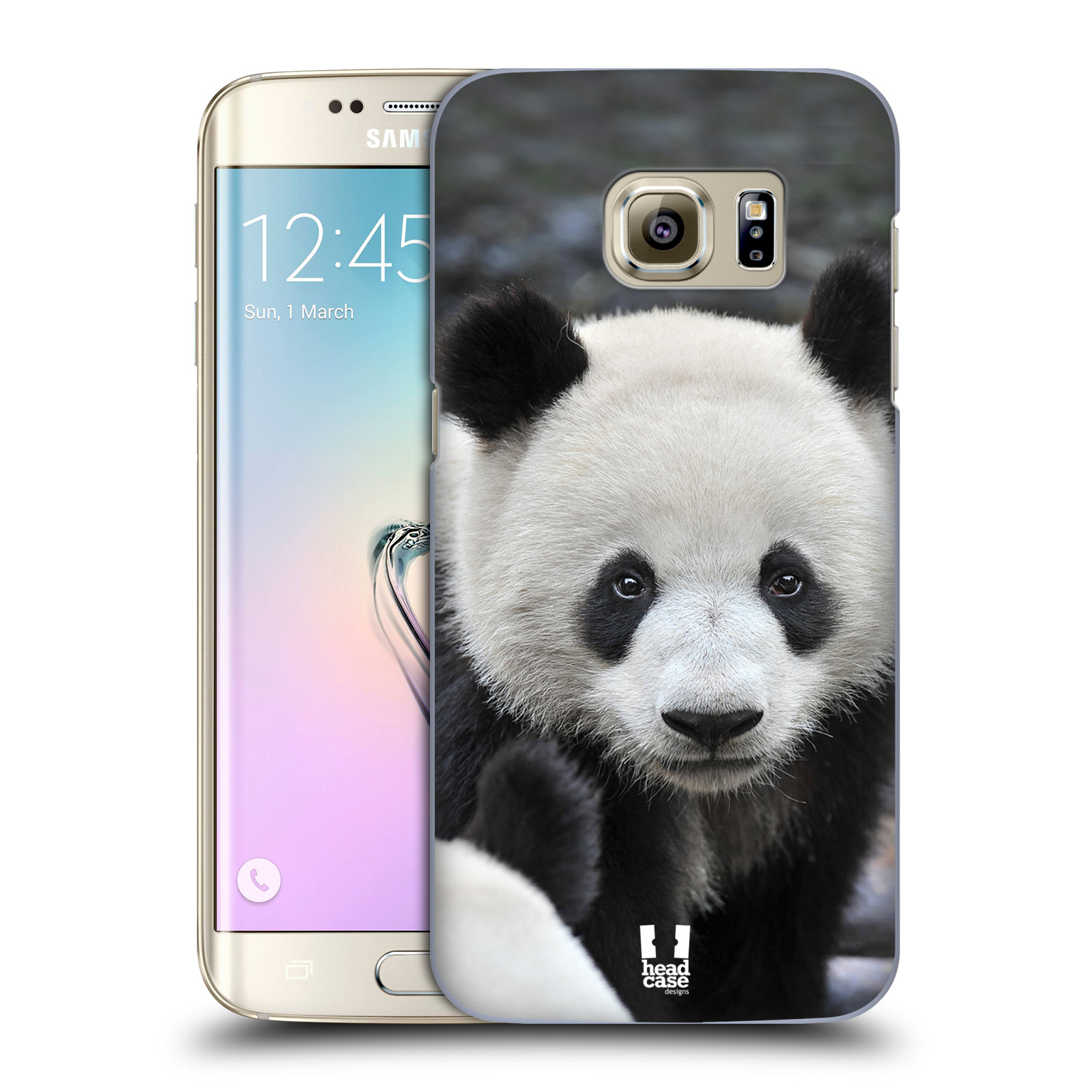 Zadní obal pro mobil Samsung Galaxy S7 EDGE - HEAD CASE - Svět zvířat medvěd panda