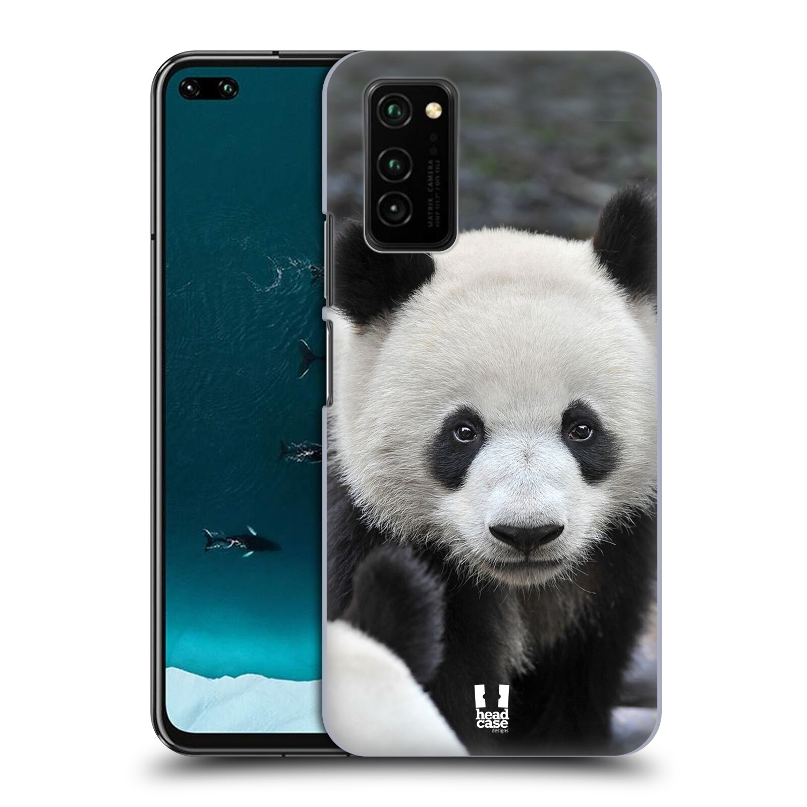 Zadní obal pro mobil Honor View 30 - HEAD CASE - Svět zvířat medvěd panda