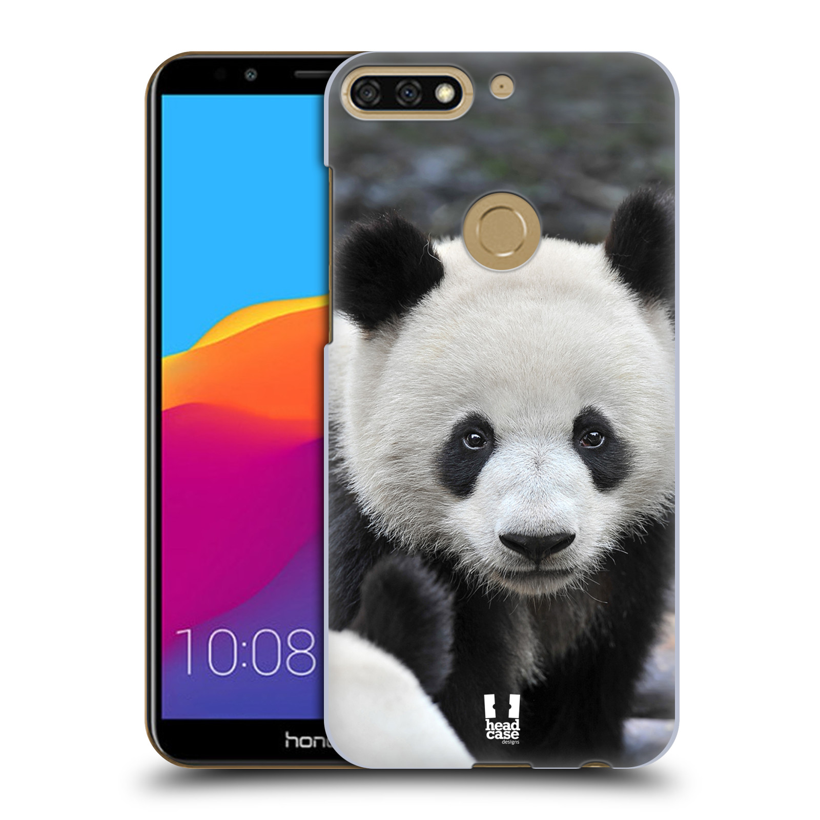 HEAD CASE plastový obal na mobil Honor 7c vzor Divočina, Divoký život a zvířata foto MEDVĚD PANDA