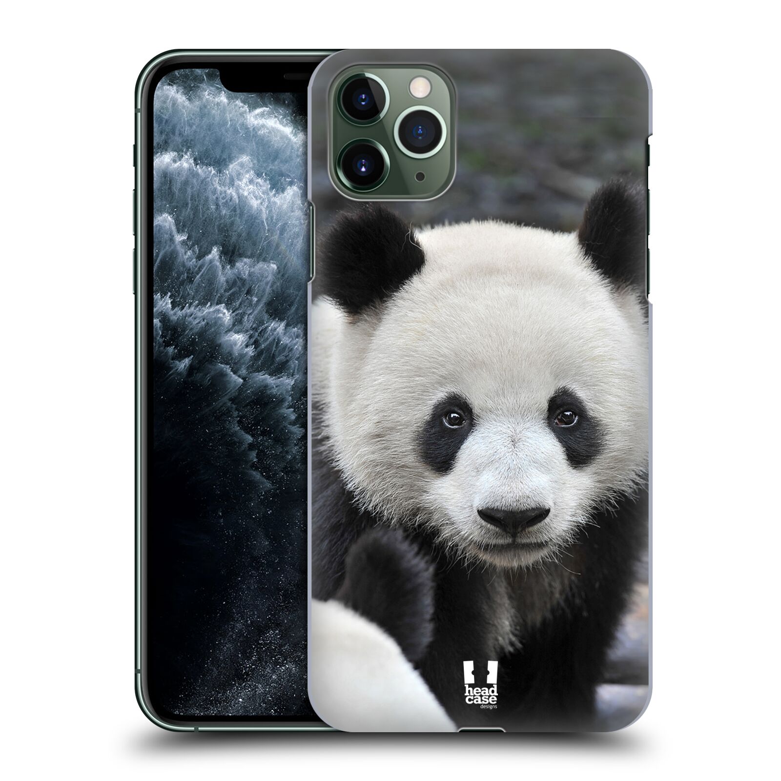 Pouzdro na mobil Apple Iphone 11 PRO MAX - HEAD CASE - vzor Divočina, Divoký život a zvířata foto MEDVĚD PANDA