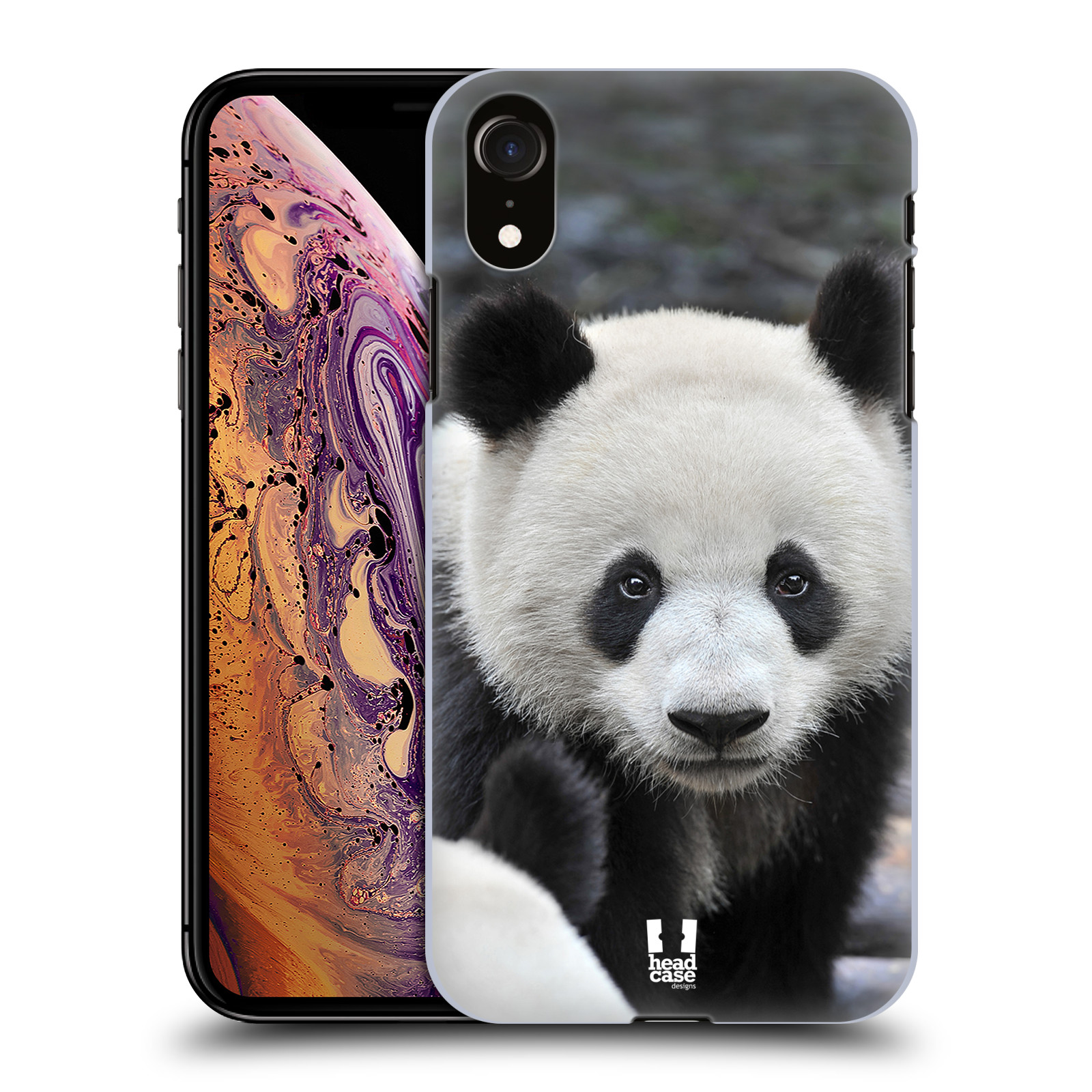 Zadní obal pro mobil Apple Iphone XR - HEAD CASE - Svět zvířat medvěd panda