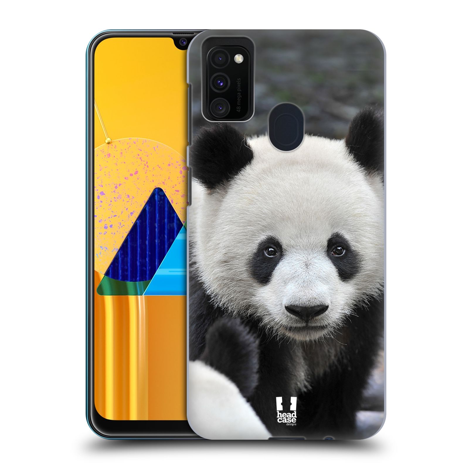 Zadní obal pro mobil Samsung Galaxy M21 - HEAD CASE - Svět zvířat medvěd panda
