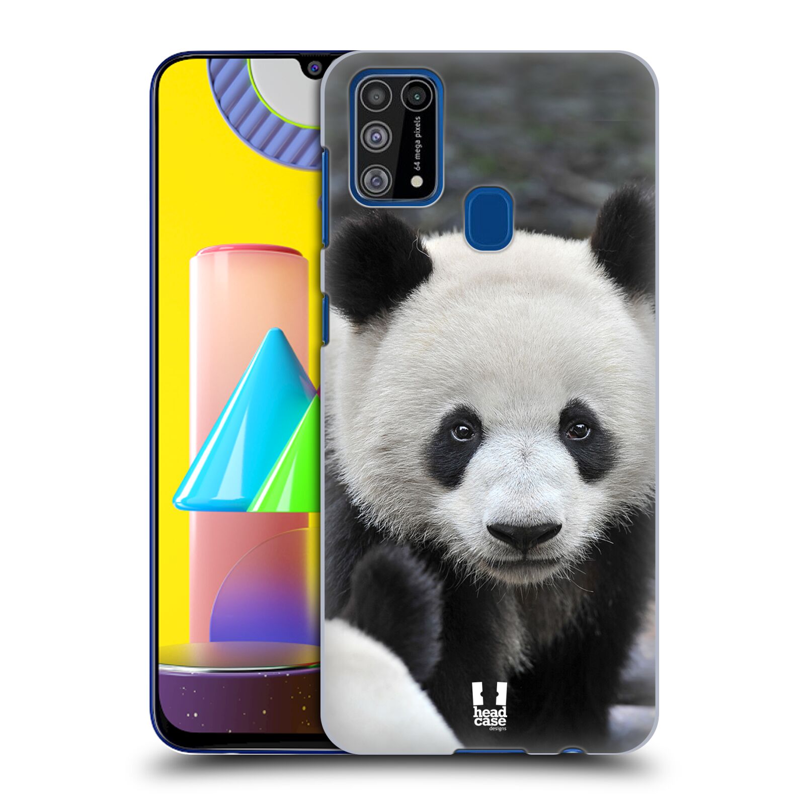 Zadní obal pro mobil Samsung Galaxy M31 - HEAD CASE - Svět zvířat medvěd panda