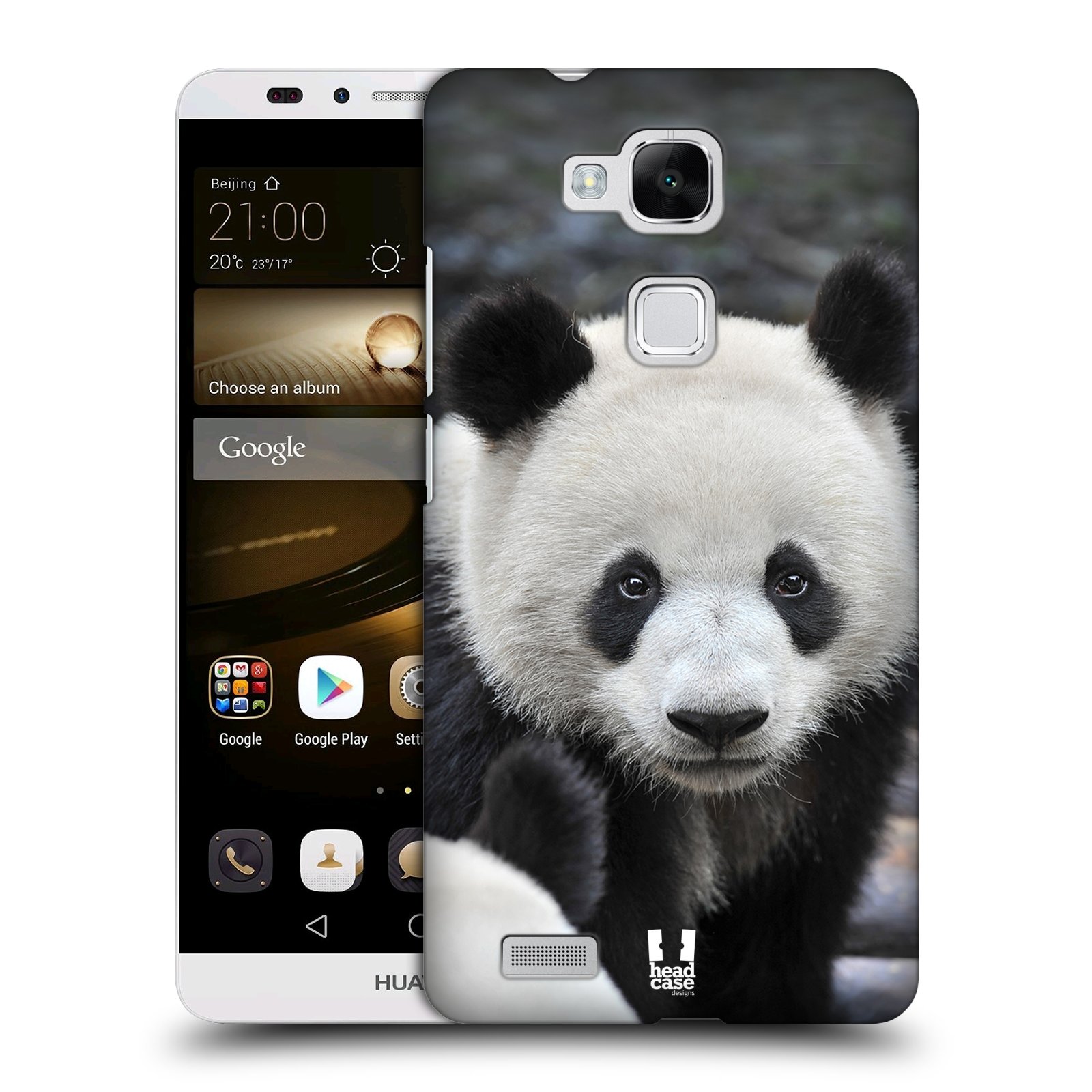 HEAD CASE plastový obal na mobil Huawei Mate 7 vzor Divočina, Divoký život a zvířata foto MEDVĚD PANDA