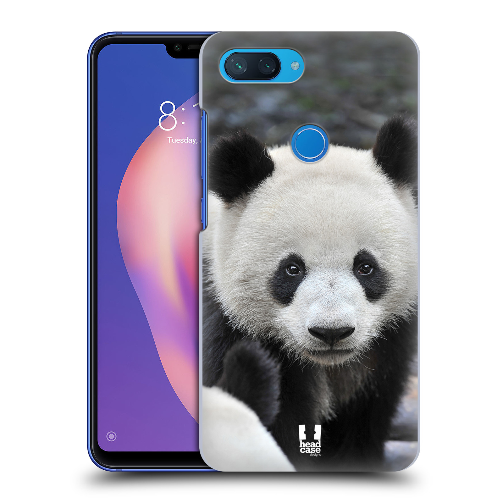 Zadní obal pro mobil Xiaomi Mi 8 LITE - HEAD CASE - Svět zvířat medvěd panda