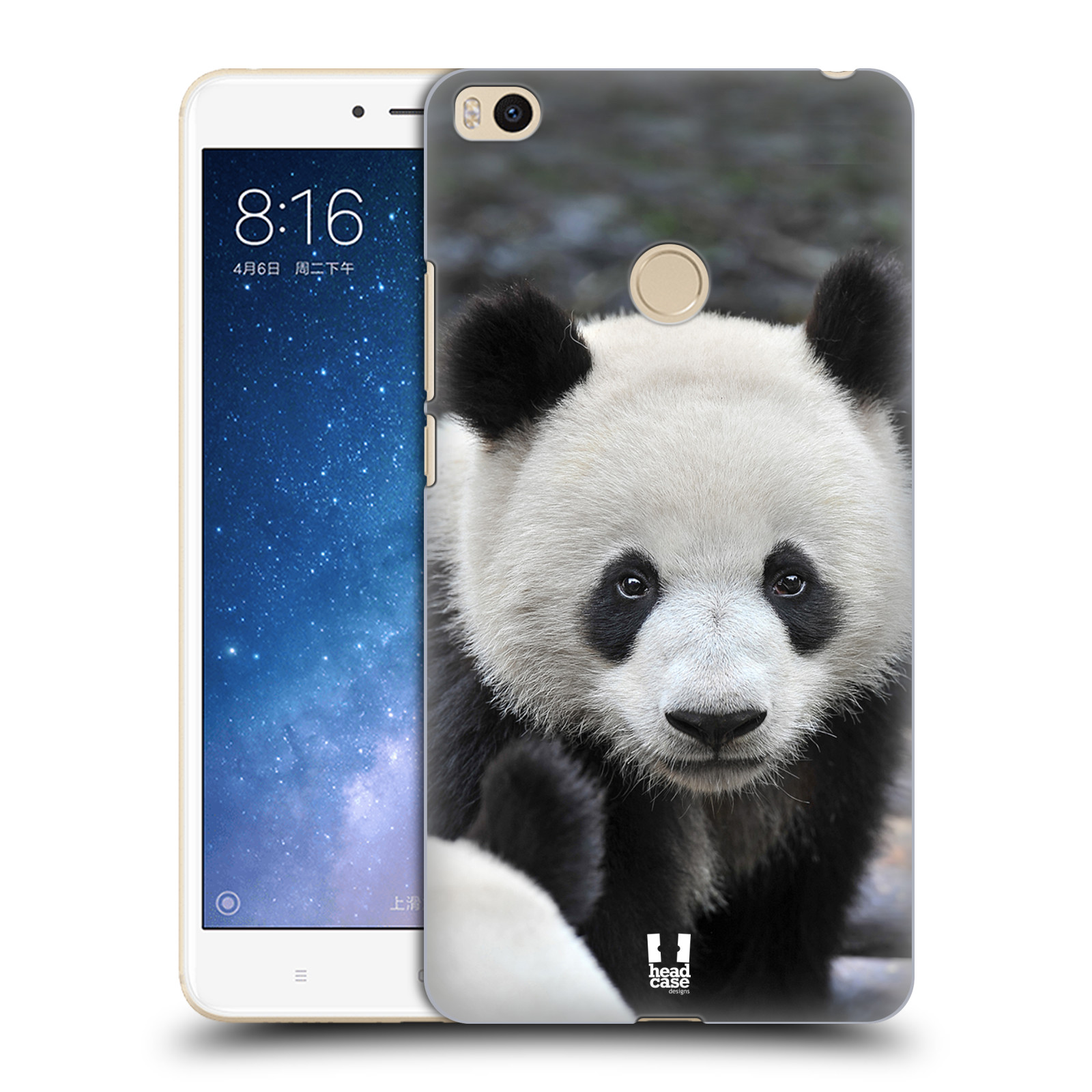 Zadní obal pro mobil Xiaomi Mi Max 2 - HEAD CASE - Svět zvířat medvěd panda