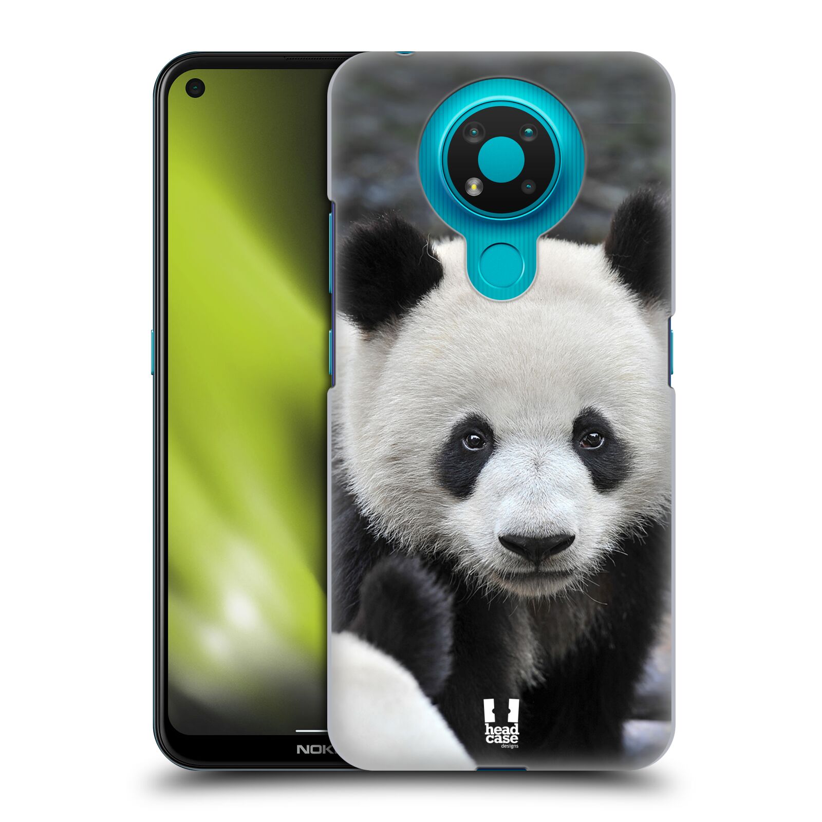 Zadní obal pro mobil Nokia 3.4 - HEAD CASE - Svět zvířat medvěd panda