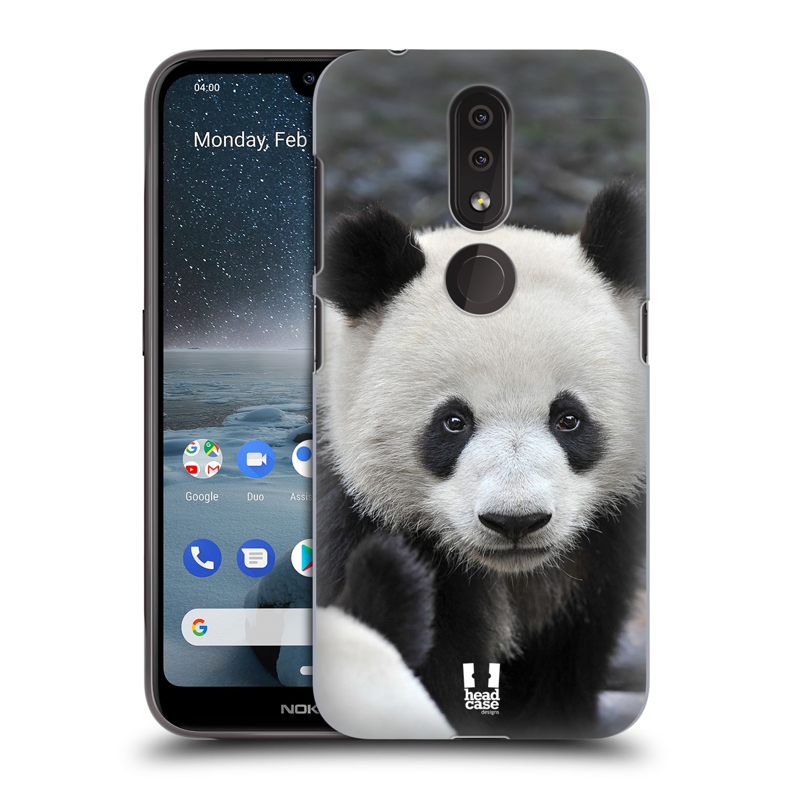 Pouzdro na mobil Nokia 4.2 - HEAD CASE - vzor Divočina, Divoký život a zvířata foto MEDVĚD PANDA