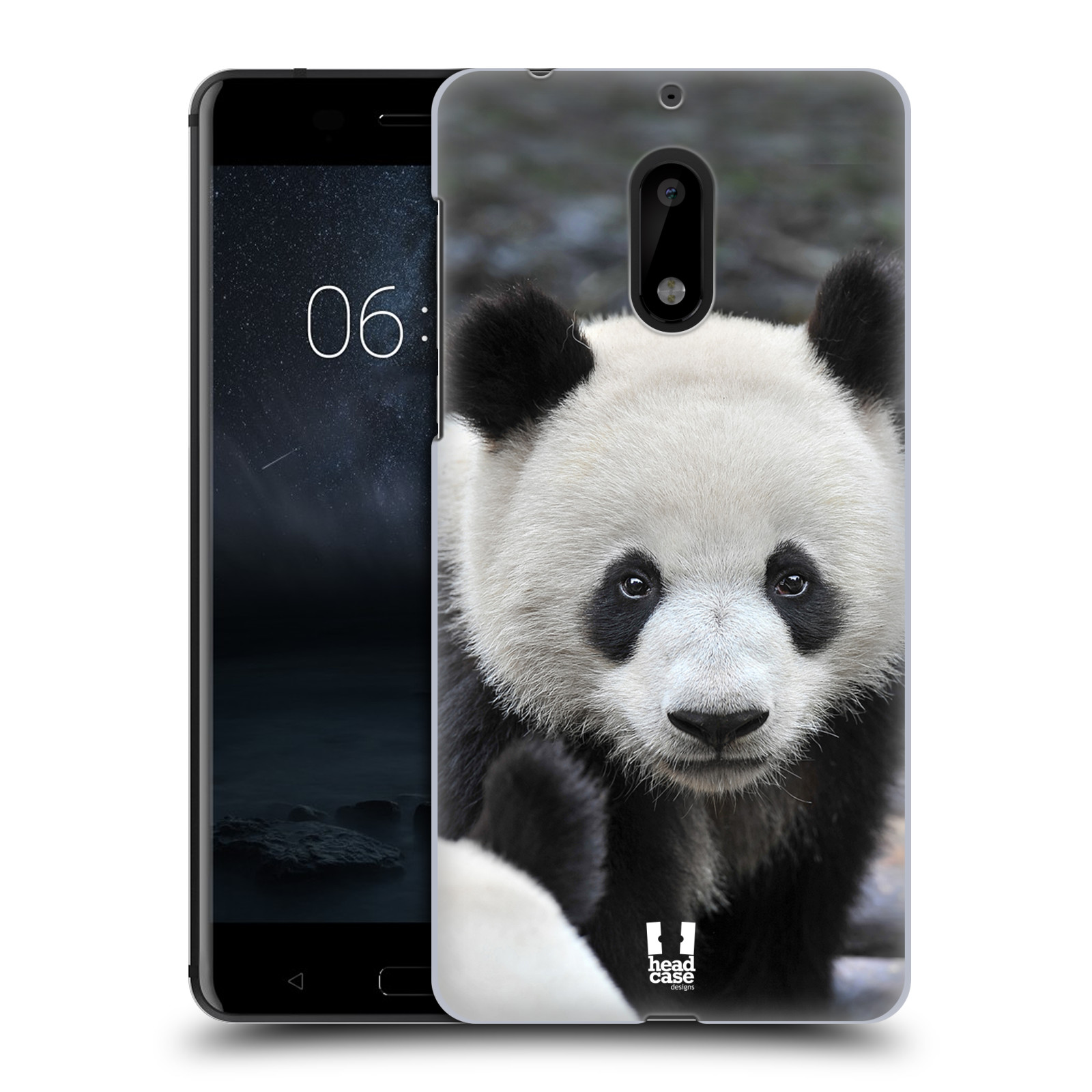 HEAD CASE plastový obal na mobil Nokia 6 vzor Divočina, Divoký život a zvířata foto MEDVĚD PANDA