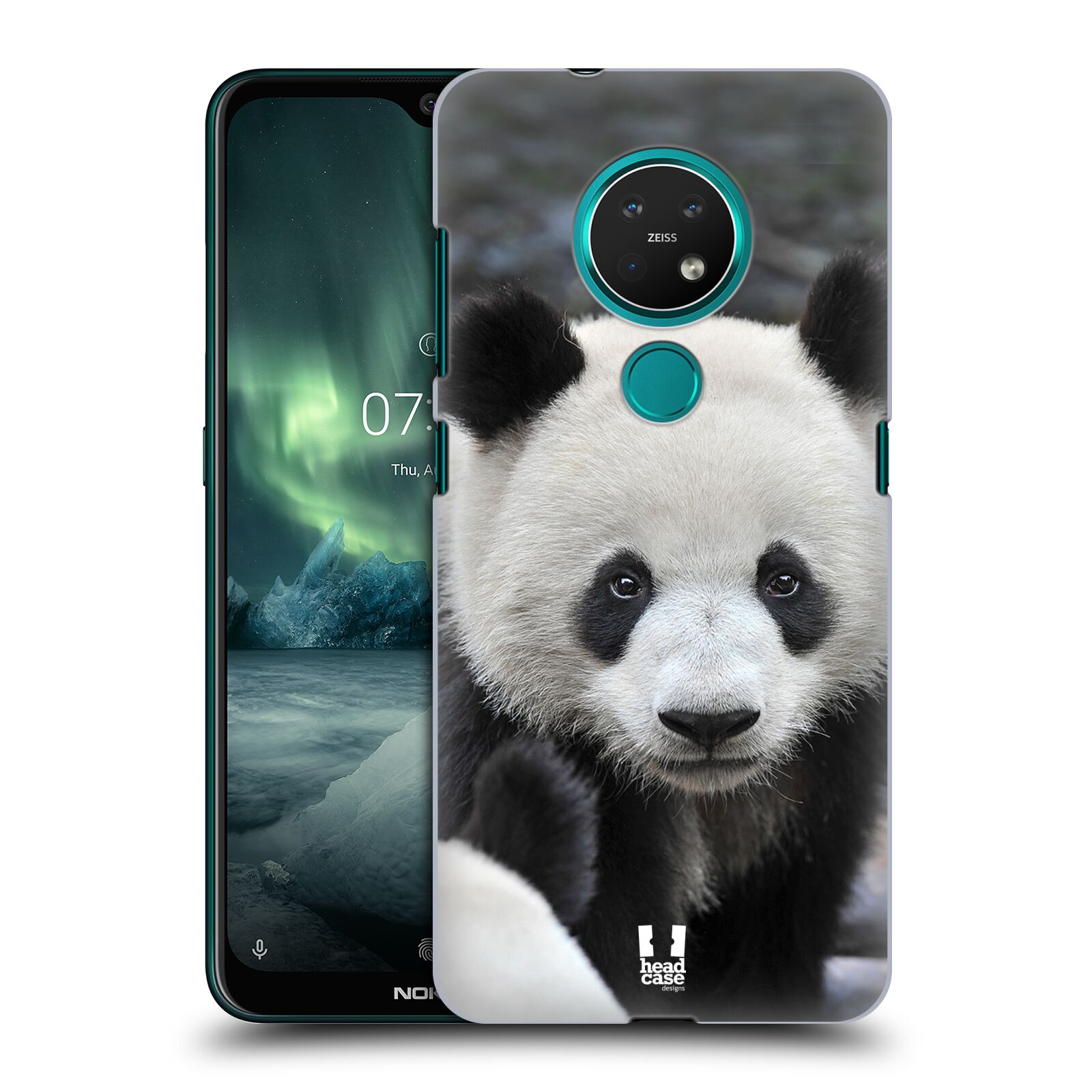 Pouzdro na mobil NOKIA 7.2 - HEAD CASE - vzor Divočina, Divoký život a zvířata foto MEDVĚD PANDA