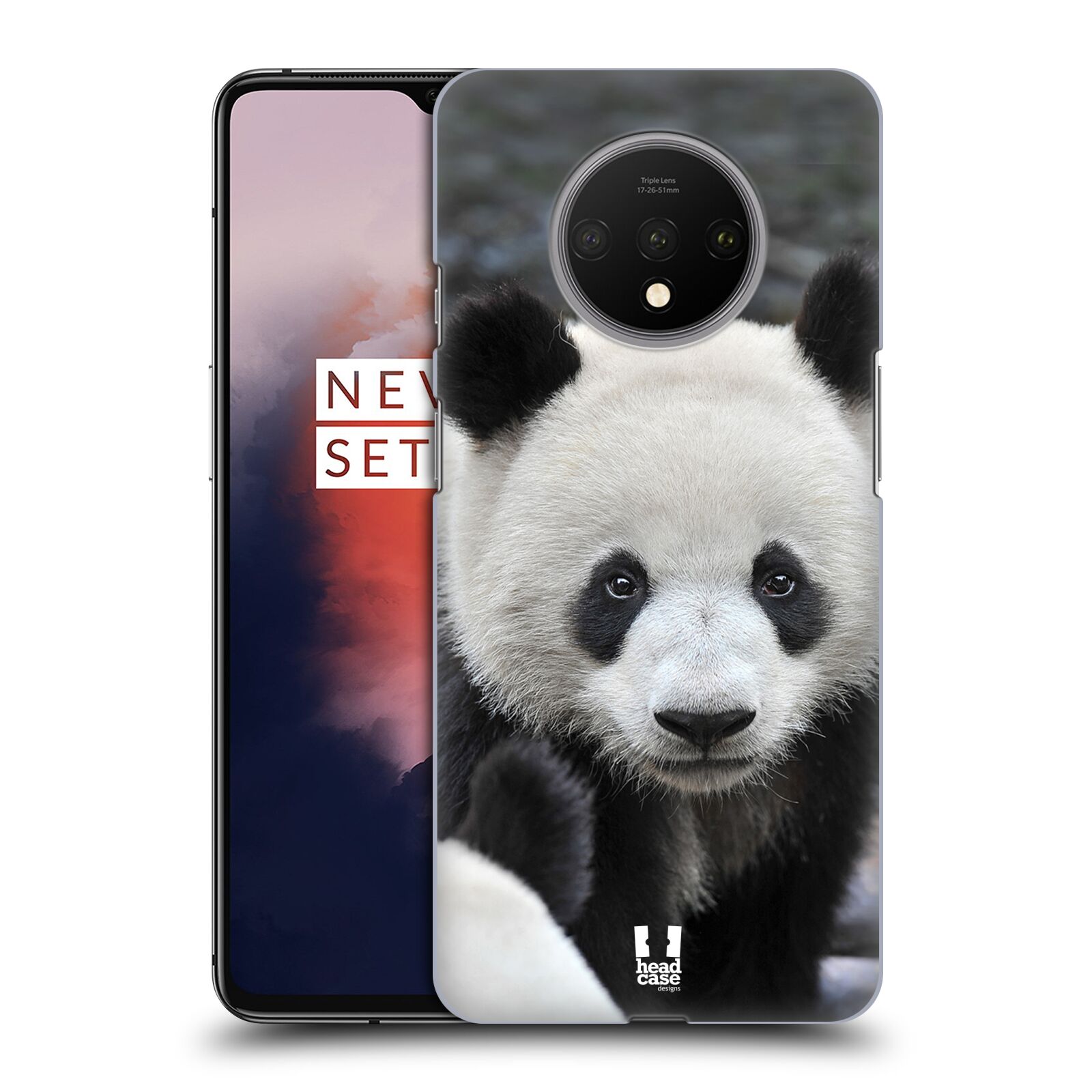 Zadní obal pro mobil OnePlus 7T - HEAD CASE - Svět zvířat medvěd panda