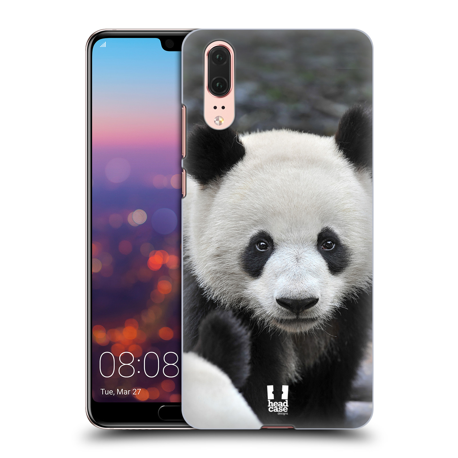 Zadní obal pro mobil Huawei P20 - HEAD CASE - Svět zvířat medvěd panda