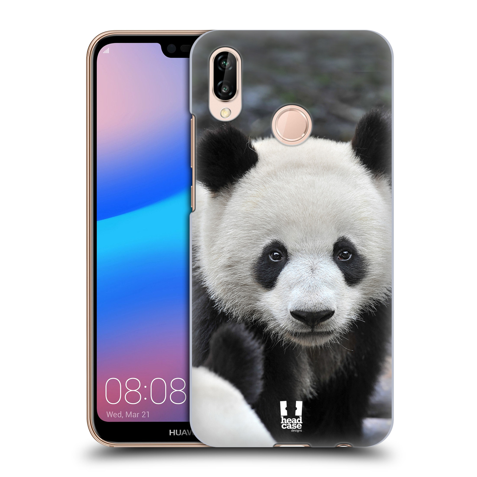 Zadní obal pro mobil Huawei P20 LITE - HEAD CASE - Svět zvířat medvěd panda