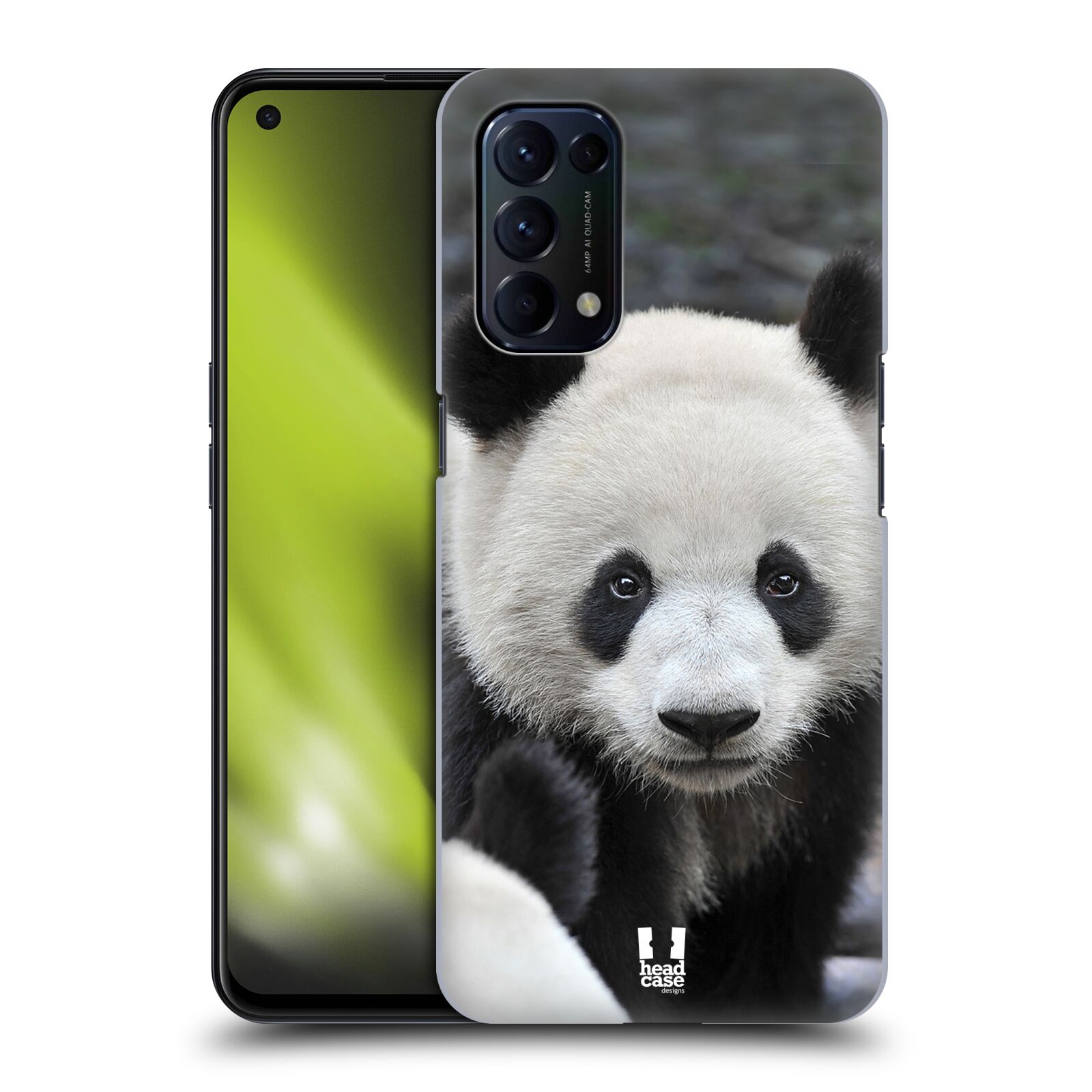 Zadní obal pro mobil Oppo Reno 5 (5G) - HEAD CASE - Svět zvířat medvěd panda