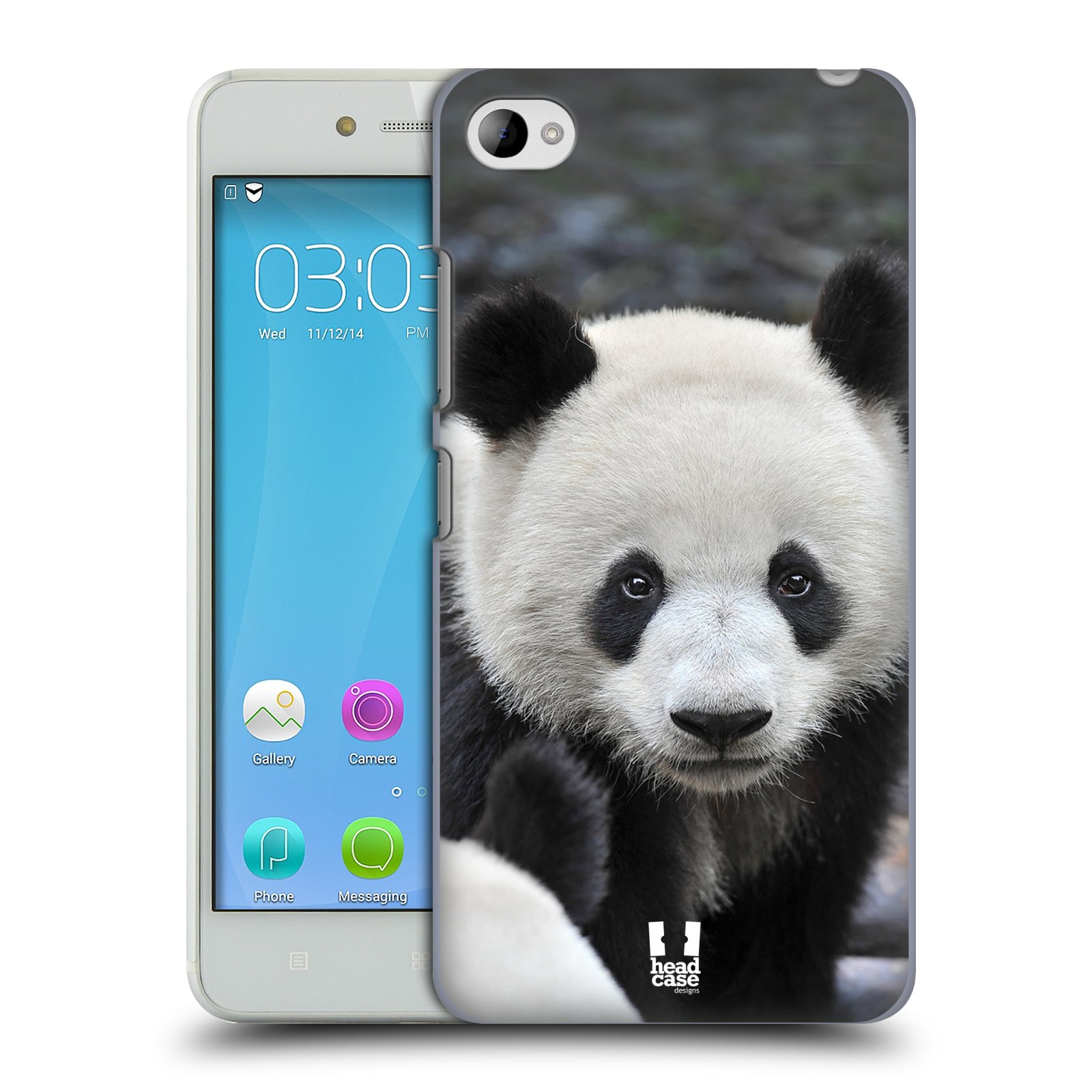 HEAD CASE pevný plastový obal na mobil LENOVO S90 vzor Divočina, Divoký život a zvířata foto MEDVĚD PANDA