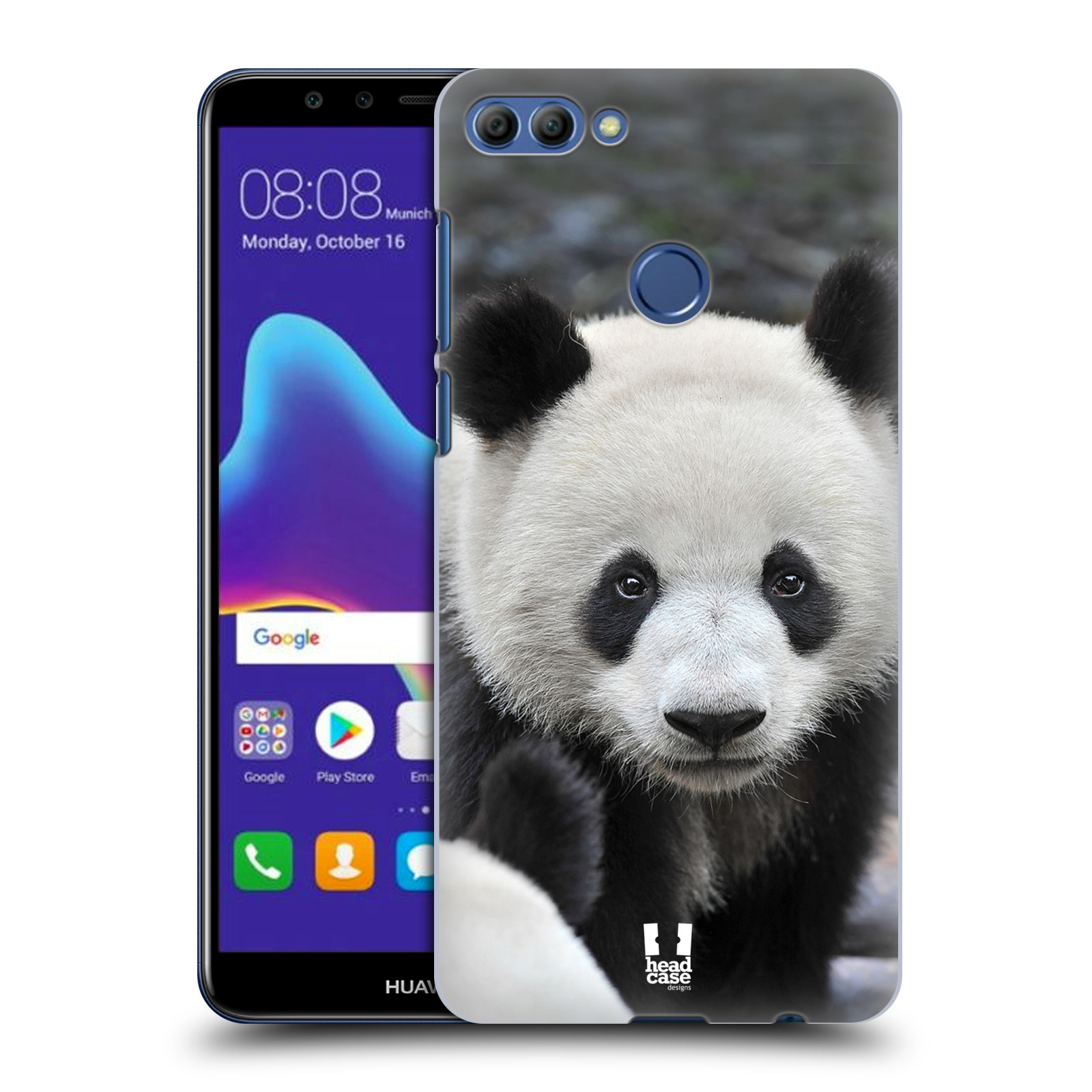 HEAD CASE plastový obal na mobil Huawei Y9 2018 vzor Divočina, Divoký život a zvířata foto MEDVĚD PANDA