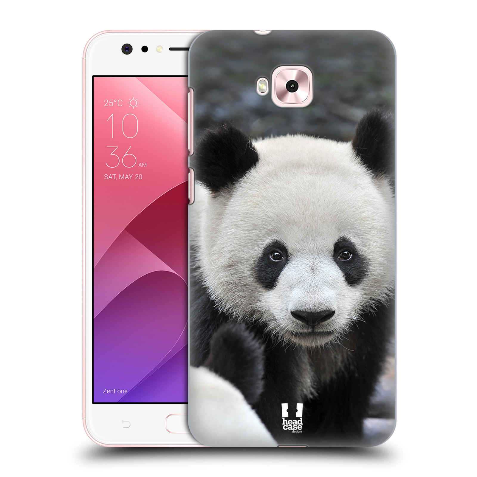 Zadní obal pro mobil Asus Zenfone 4 Selfie ZD553KL - HEAD CASE - Svět zvířat medvěd panda