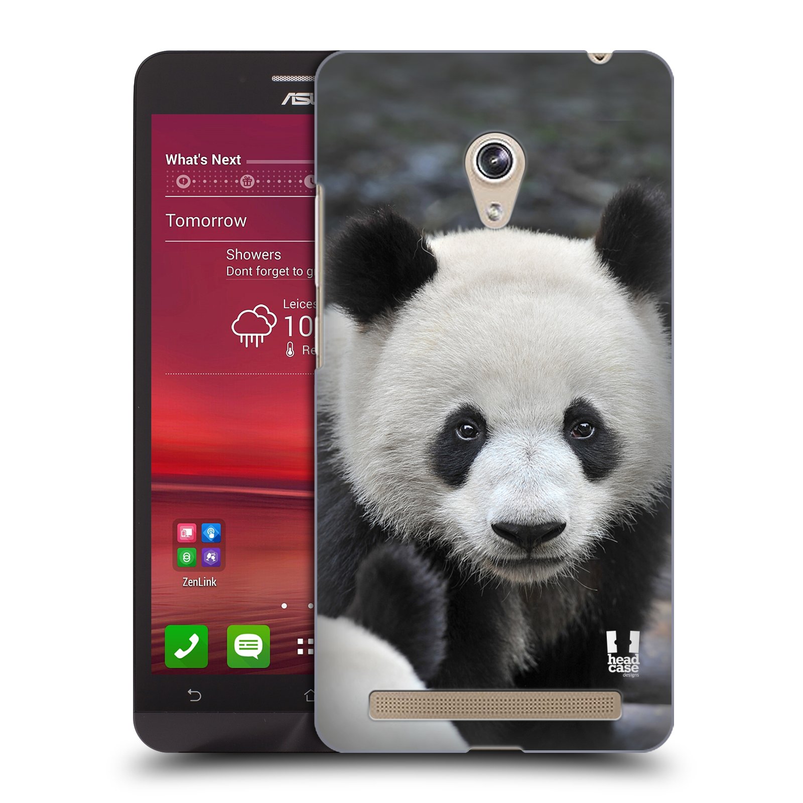 HEAD CASE plastový obal na mobil Asus Zenfone 6 vzor Divočina, Divoký život a zvířata foto MEDVĚD PANDA