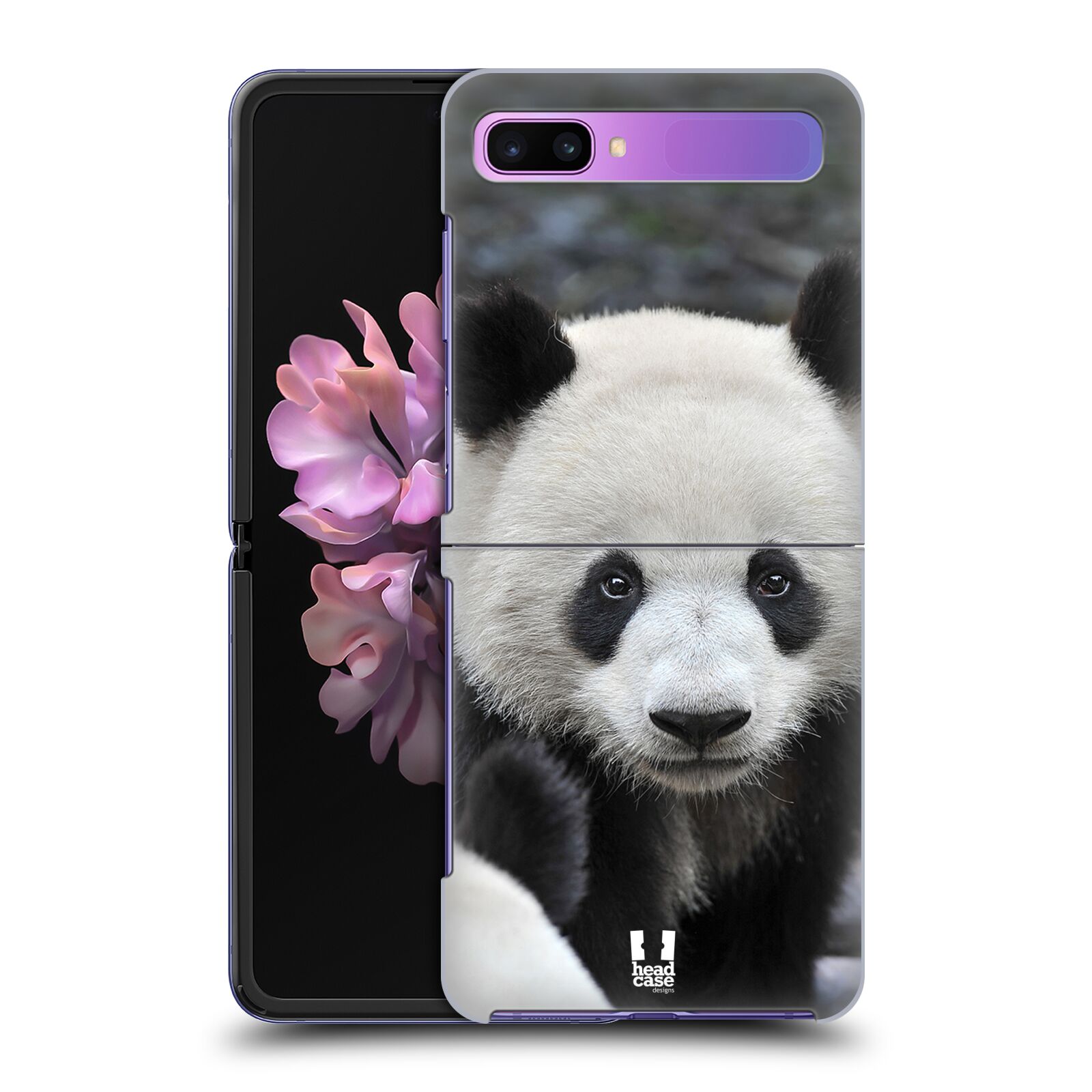Zadní obal pro mobil Samsung Galaxy Z Flip - HEAD CASE - Svět zvířat medvěd panda