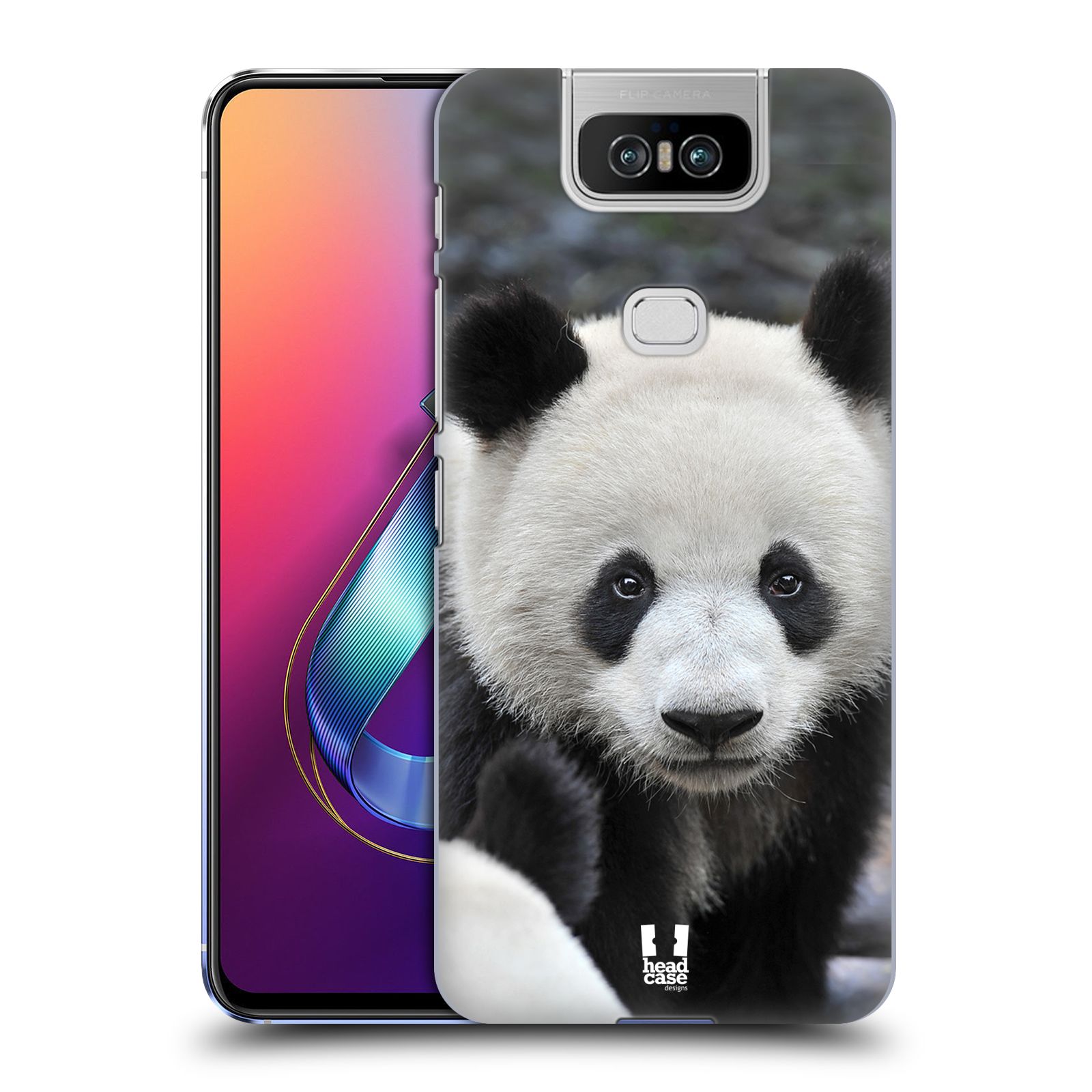 Zadní obal pro mobil Asus Zenfone 6 ZS630KL - HEAD CASE - Svět zvířat medvěd panda