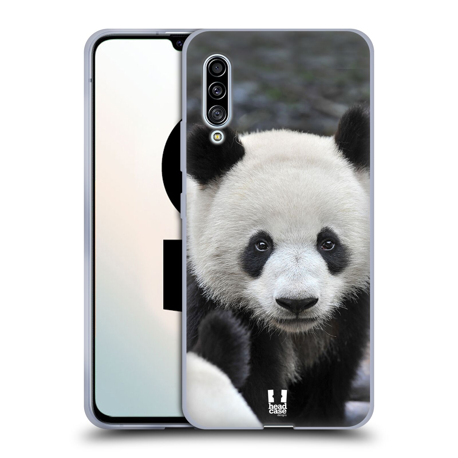Plastový obal HEAD CASE na mobil Samsung Galaxy A90 5G vzor Divočina, Divoký život a zvířata foto MEDVĚD PANDA