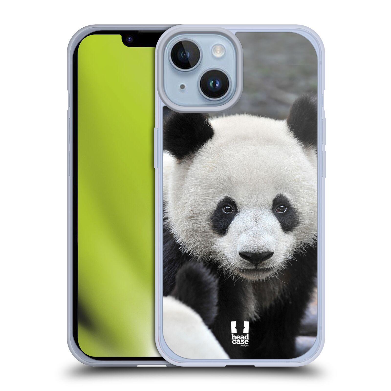 Plastový obal HEAD CASE na mobil Apple Iphone 14 vzor Divočina, Divoký život a zvířata foto MEDVĚD PANDA