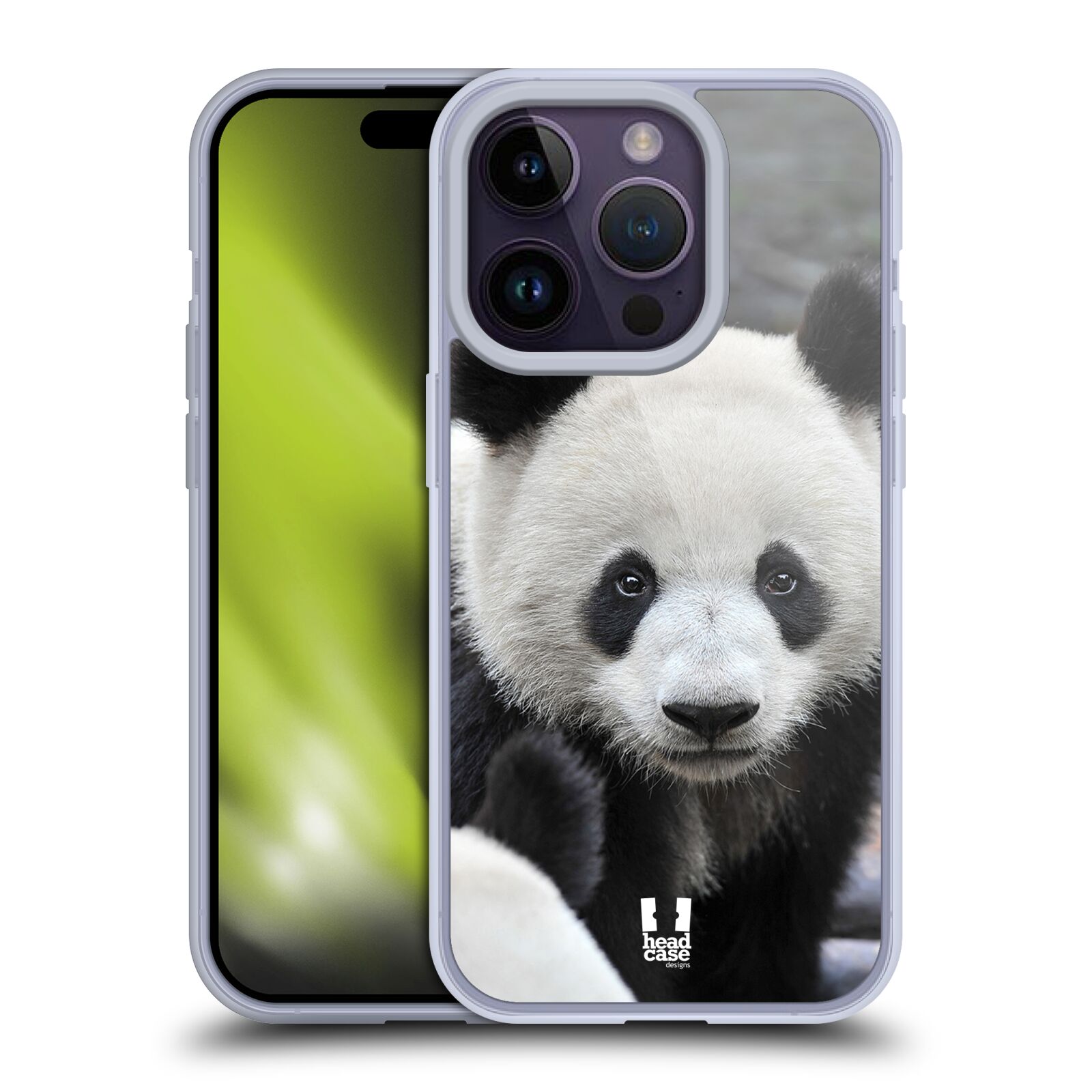 Plastový obal HEAD CASE na mobil Apple Iphone 14 PRO vzor Divočina, Divoký život a zvířata foto MEDVĚD PANDA