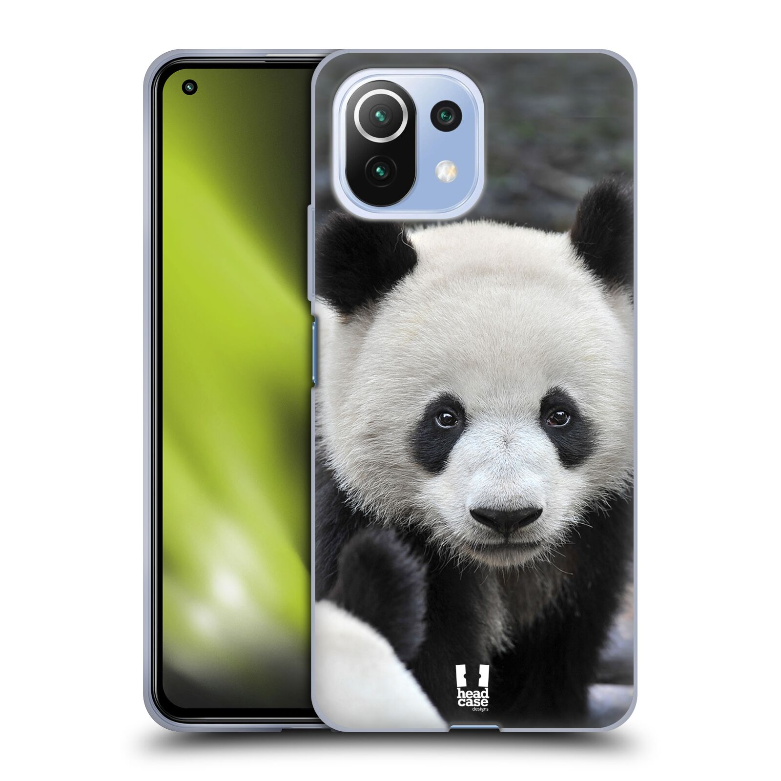 Plastový obal HEAD CASE na mobil Xiaomi Mi 11 LITE vzor Divočina, Divoký život a zvířata foto MEDVĚD PANDA