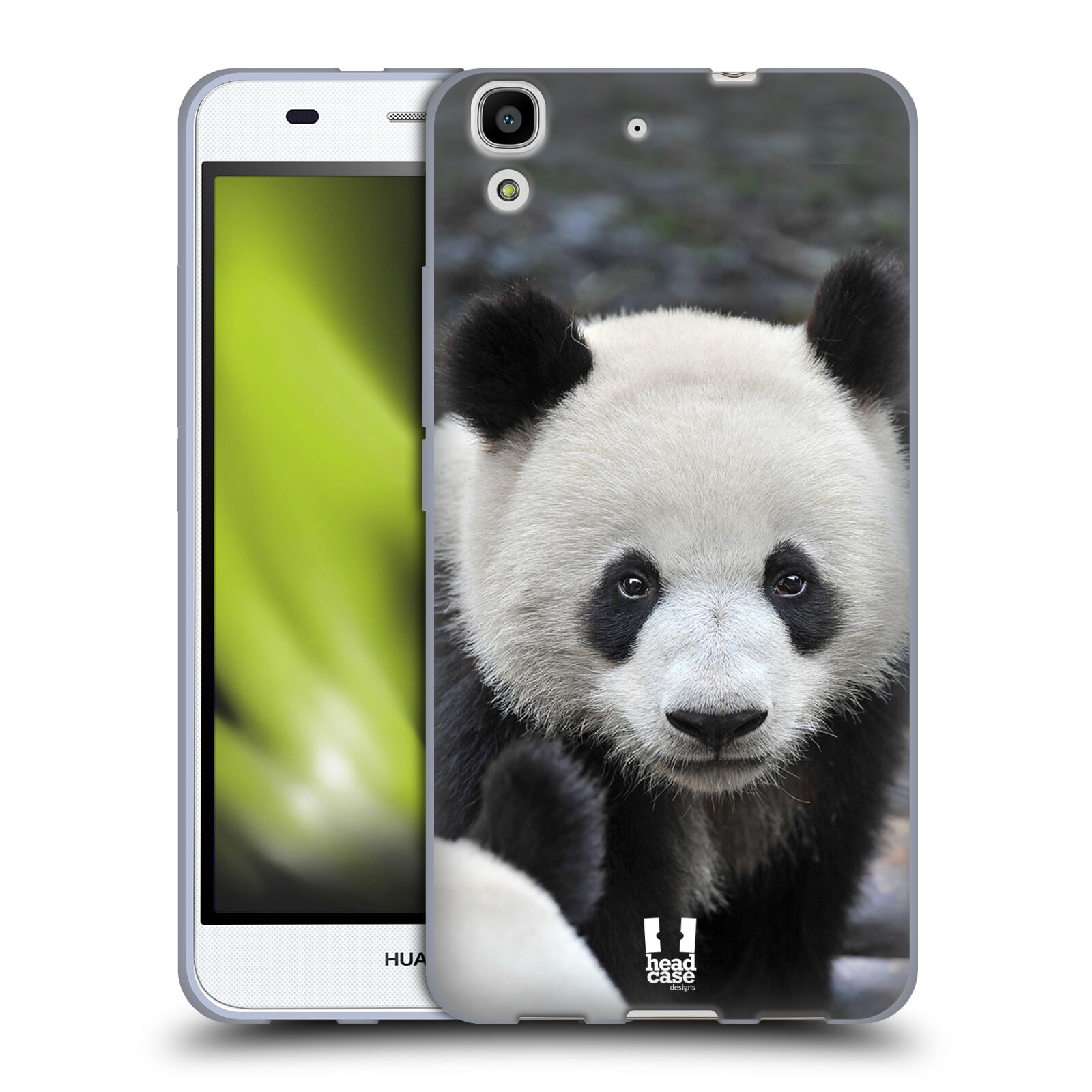 HEAD CASE silikonový obal na mobil HUAWEI Y6 vzor Divočina, Divoký život a zvířata foto MEDVĚD PANDA