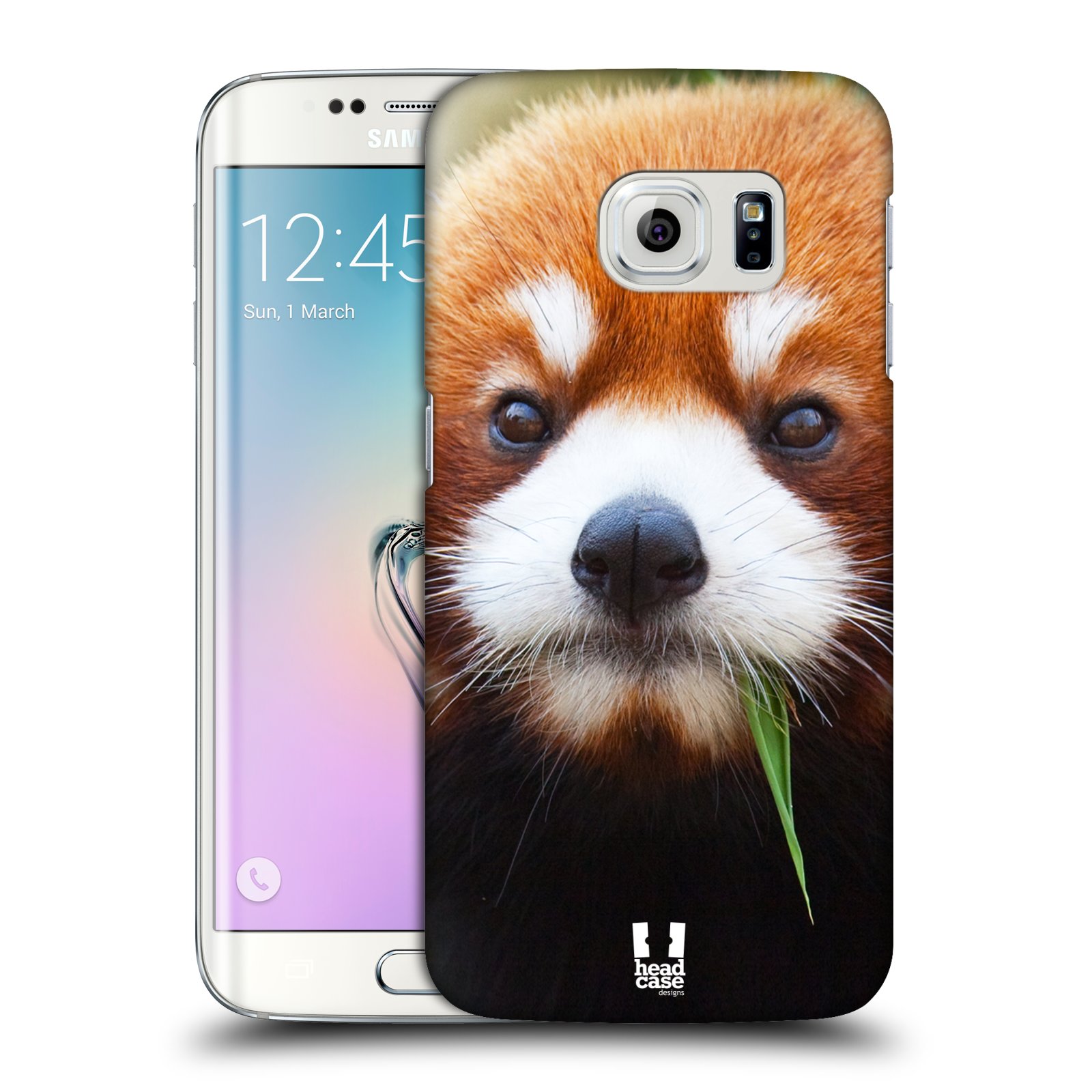 HEAD CASE plastový obal na mobil SAMSUNG Galaxy S6 EDGE (G9250, G925, G925F) vzor Divočina, Divoký život a zvířata foto PANDA HNĚDÁ