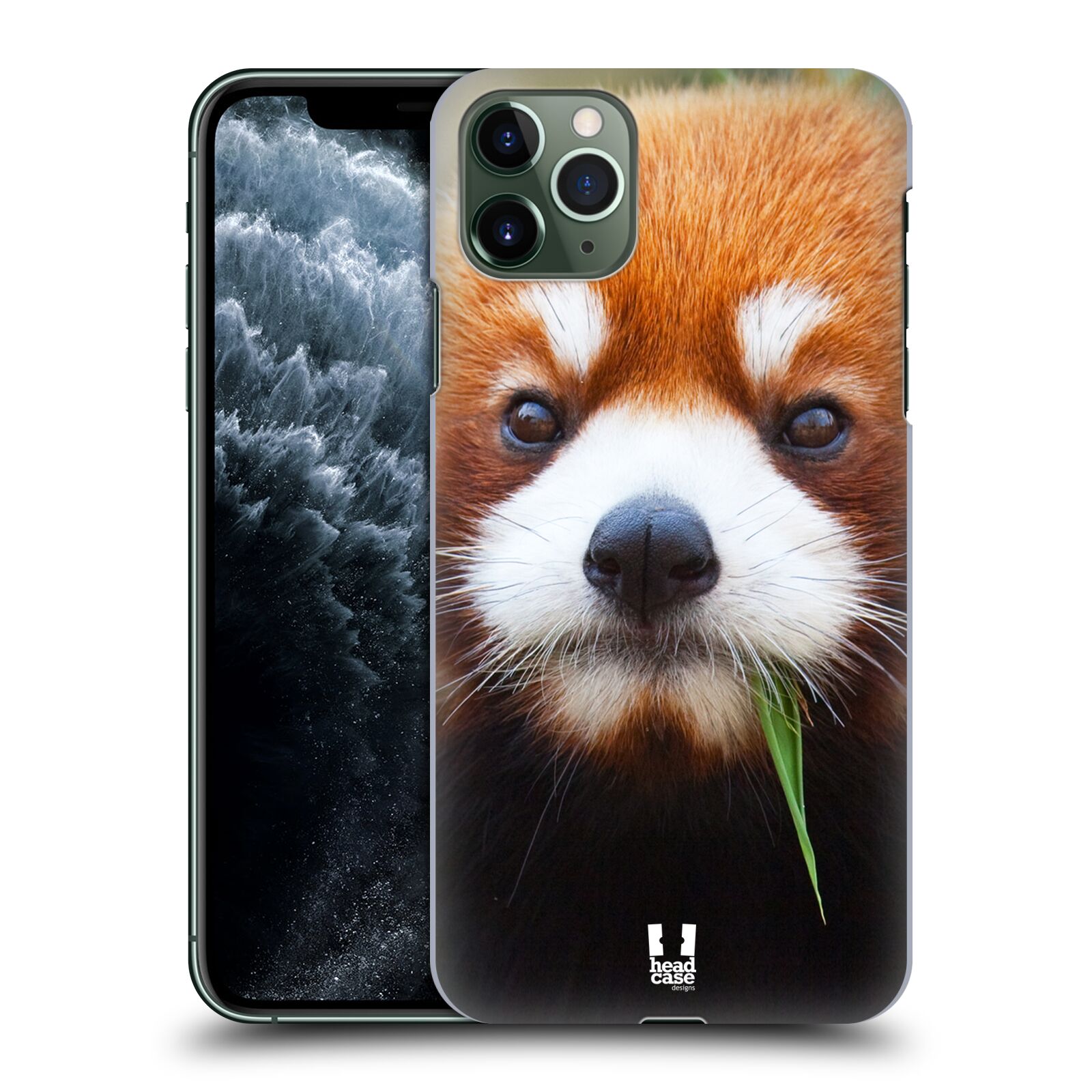 Pouzdro na mobil Apple Iphone 11 PRO MAX - HEAD CASE - vzor Divočina, Divoký život a zvířata foto PANDA HNĚDÁ