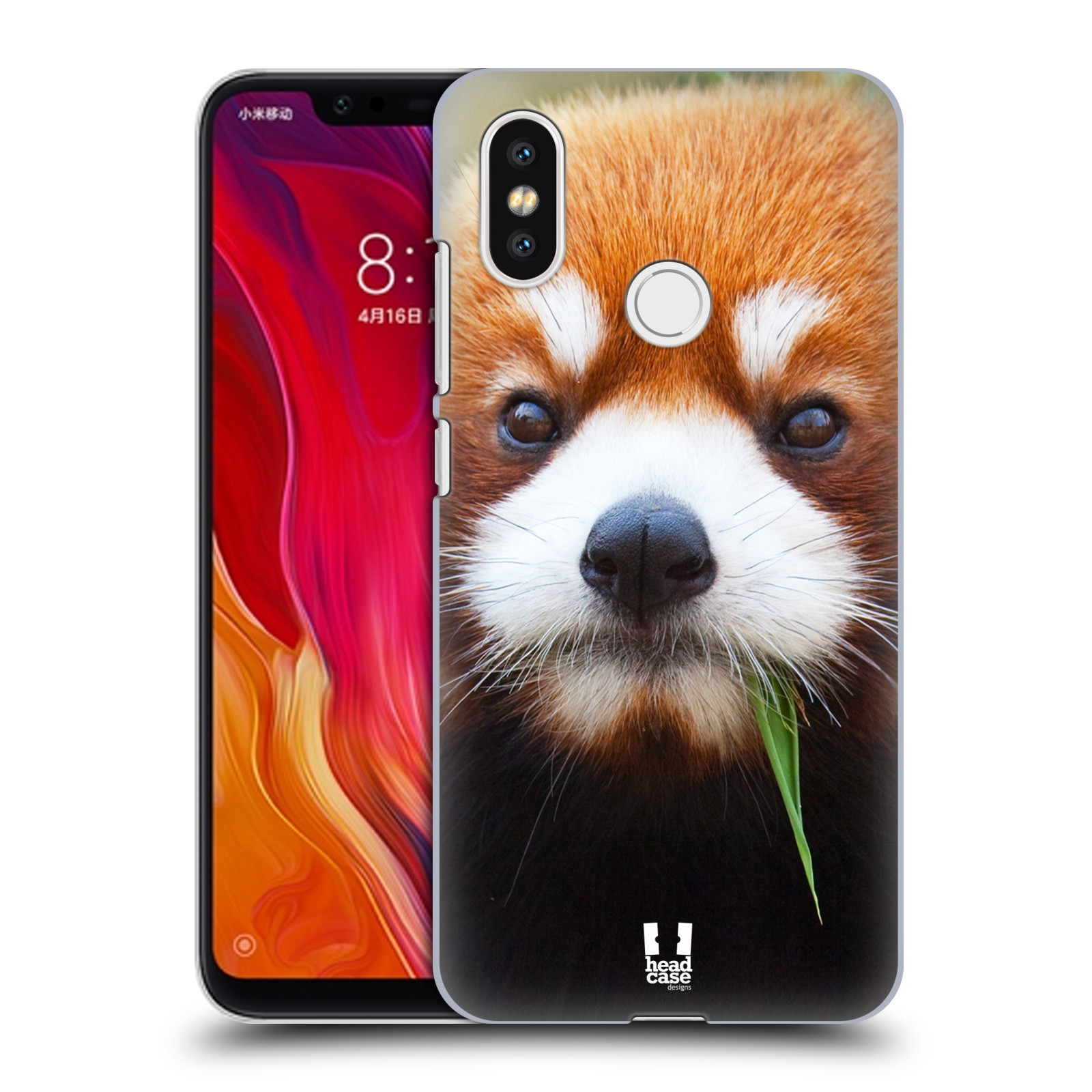 HEAD CASE plastový obal na mobil Xiaomi Mi 8 vzor Divočina, Divoký život a zvířata foto PANDA HNĚDÁ