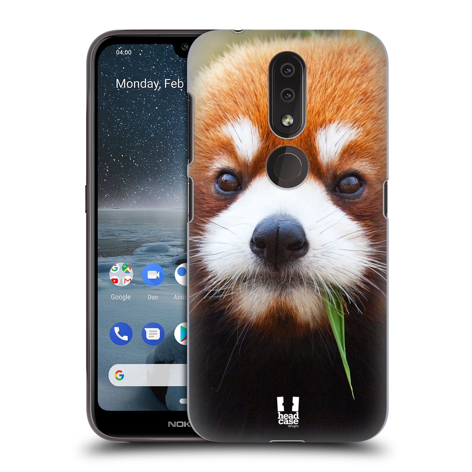 Pouzdro na mobil Nokia 4.2 - HEAD CASE - vzor Divočina, Divoký život a zvířata foto PANDA HNĚDÁ