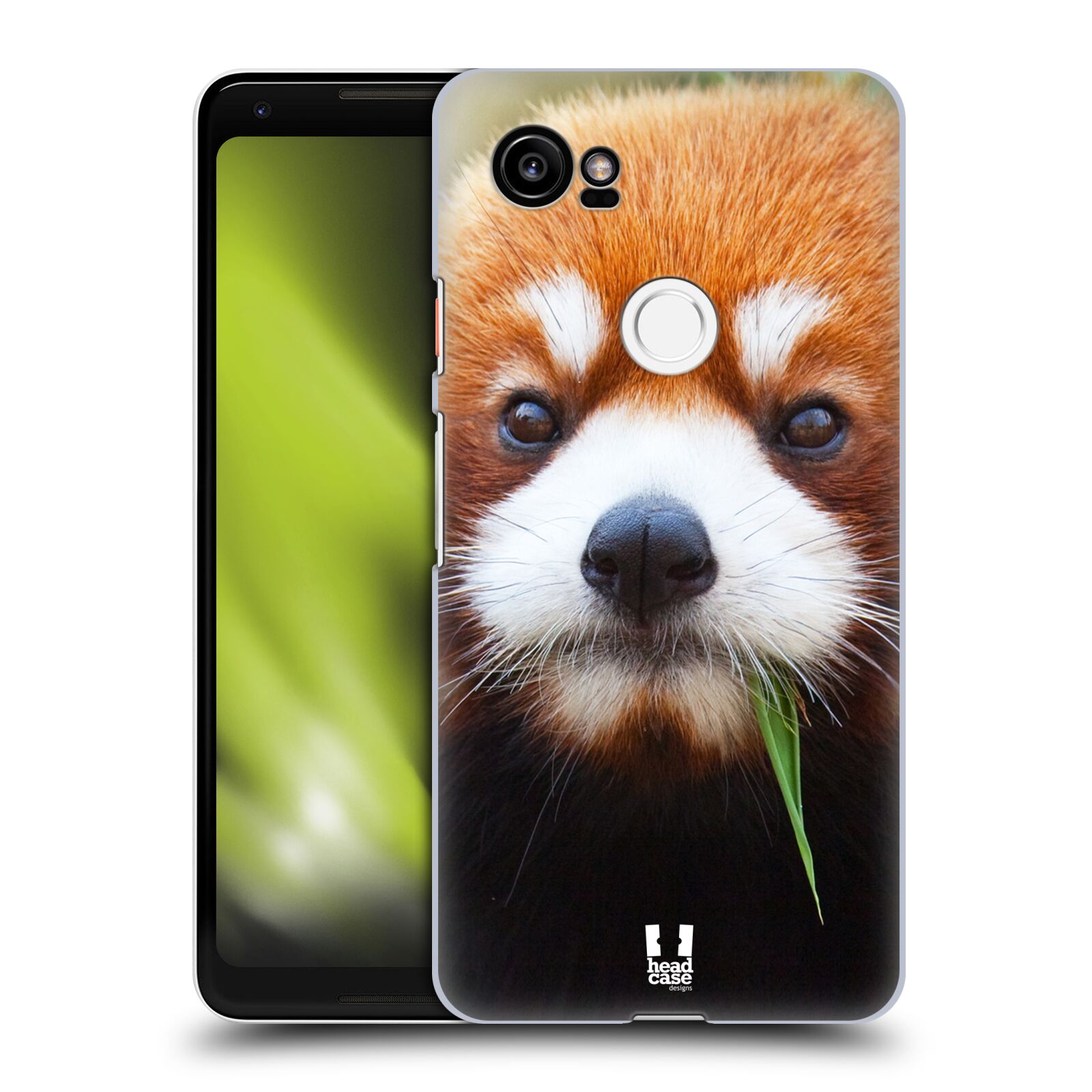 HEAD CASE plastový obal na mobil Google Pixel 2 XL vzor Divočina, Divoký život a zvířata foto PANDA HNĚDÁ
