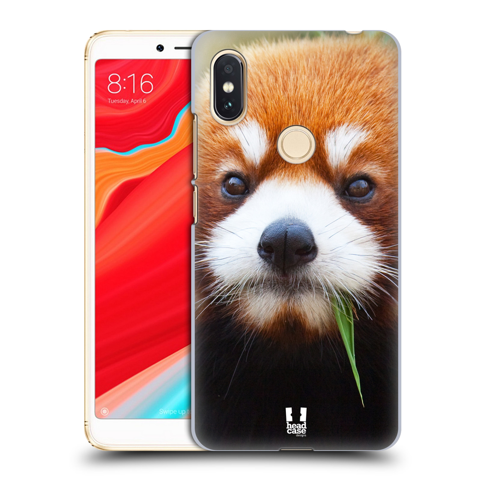 HEAD CASE plastový obal na mobil Xiaomi Redmi S2 vzor Divočina, Divoký život a zvířata foto PANDA HNĚDÁ