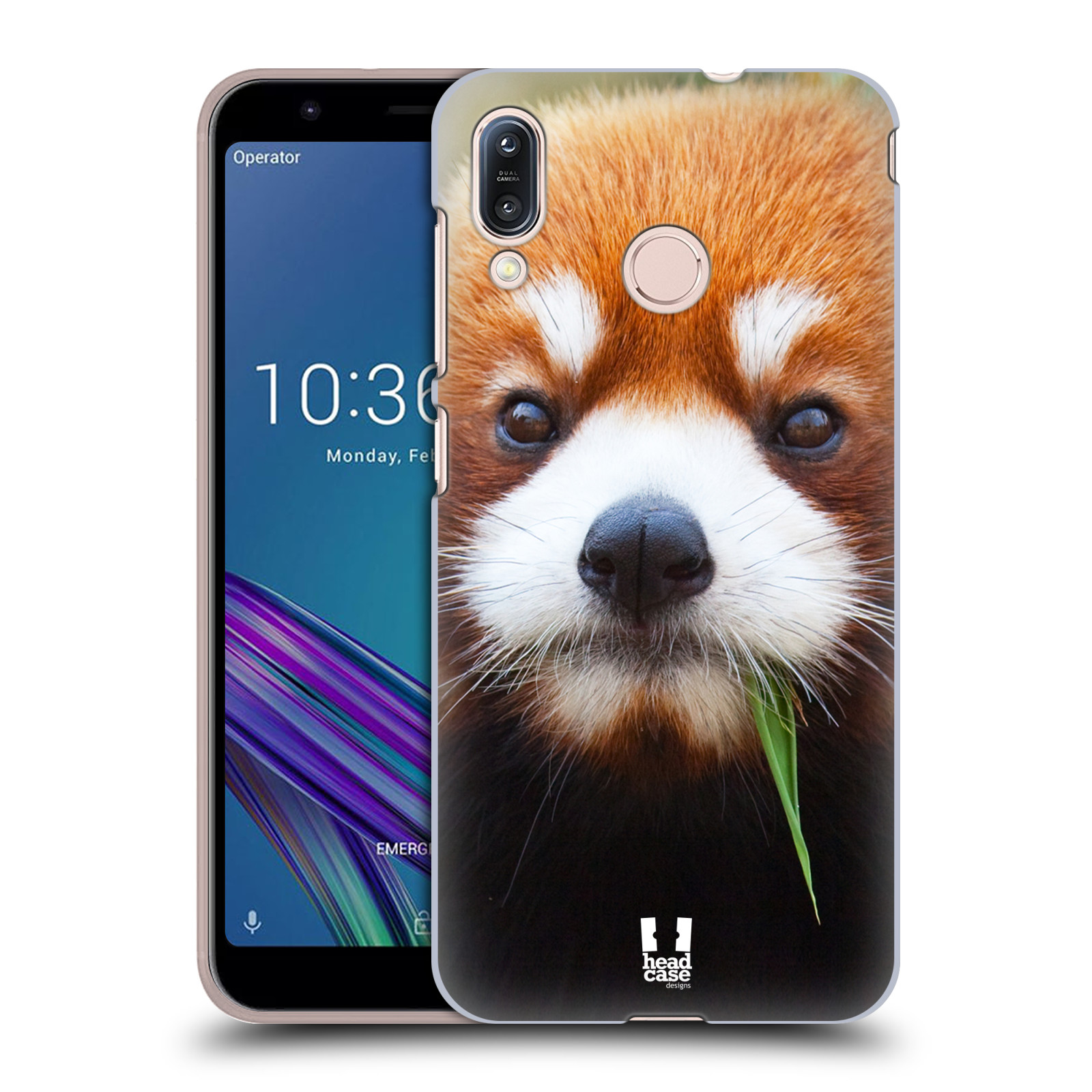 Pouzdro na mobil Asus Zenfone Max M1 (ZB555KL) - HEAD CASE - vzor Divočina, Divoký život a zvířata foto PANDA HNĚDÁ
