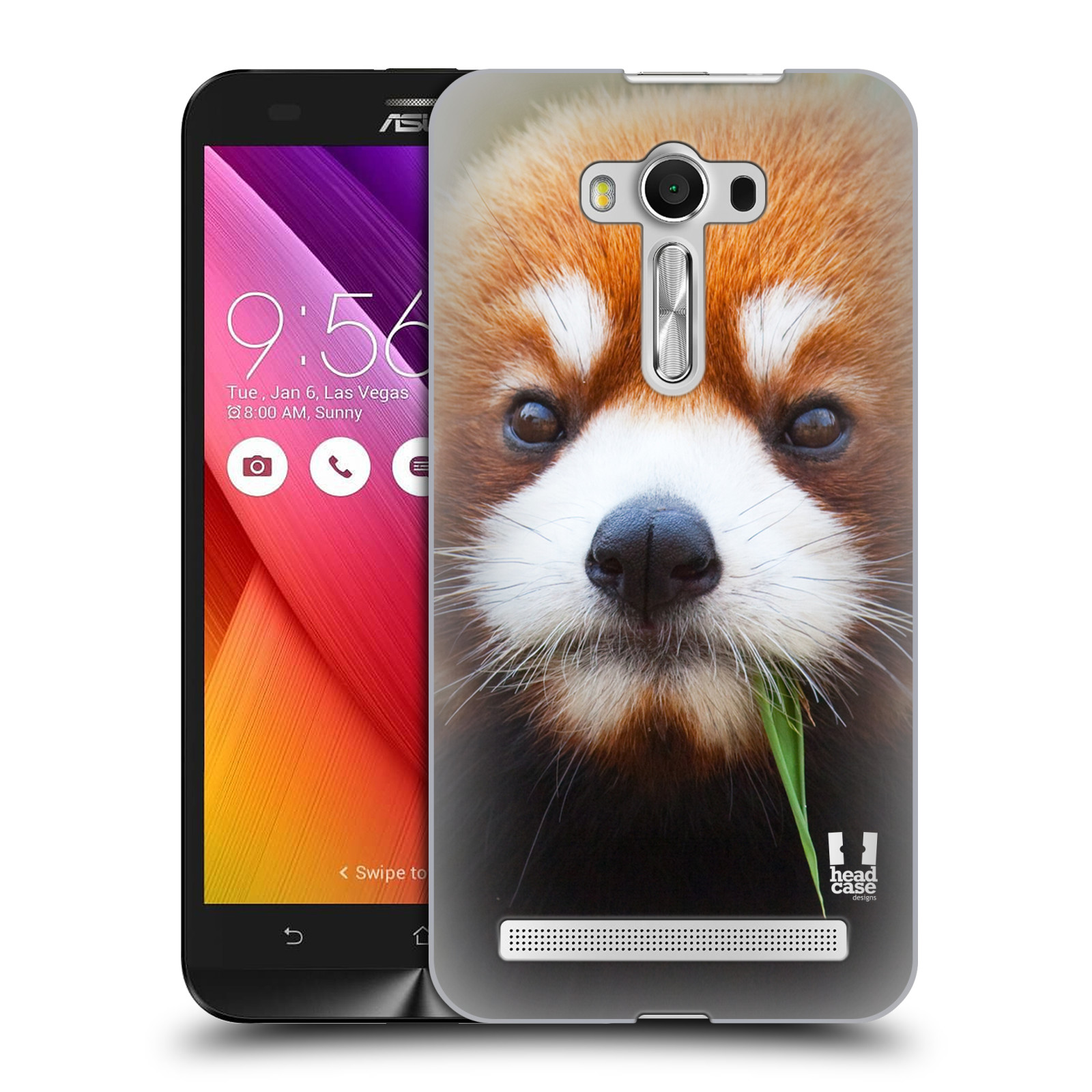HEAD CASE plastový obal na mobil Asus Zenfone 2 LASER (5,5 displej ZE550KL) vzor Divočina, Divoký život a zvířata foto PANDA HNĚDÁ