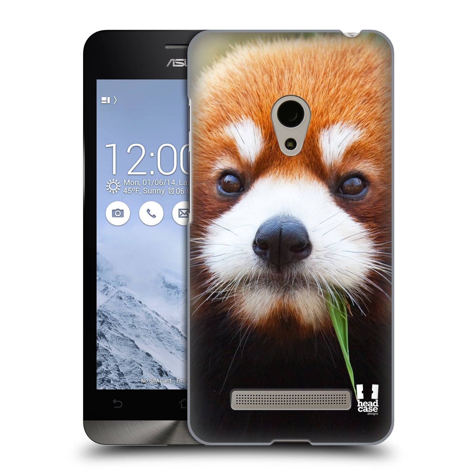 HEAD CASE plastový obal na mobil Asus Zenfone 5 vzor Divočina, Divoký život a zvířata foto PANDA HNĚDÁ