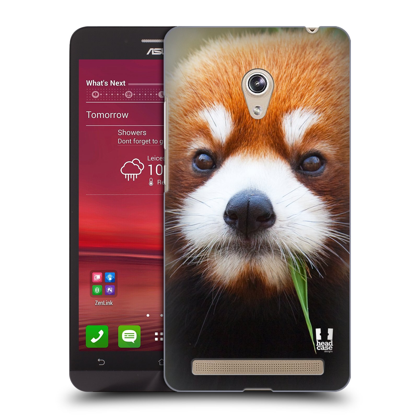 HEAD CASE plastový obal na mobil Asus Zenfone 6 vzor Divočina, Divoký život a zvířata foto PANDA HNĚDÁ