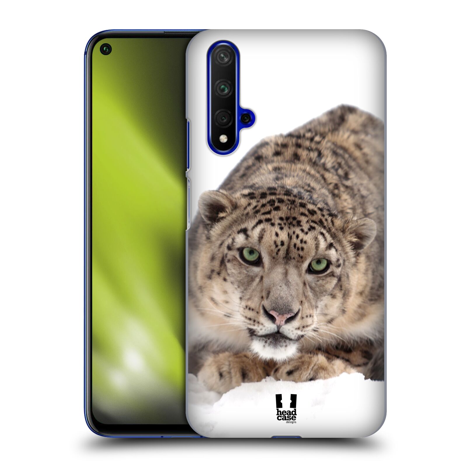 Pouzdro na mobil Honor 20 - HEAD CASE - vzor Divočina, Divoký život a zvířata foto SNĚŽNÝ LEOPARD