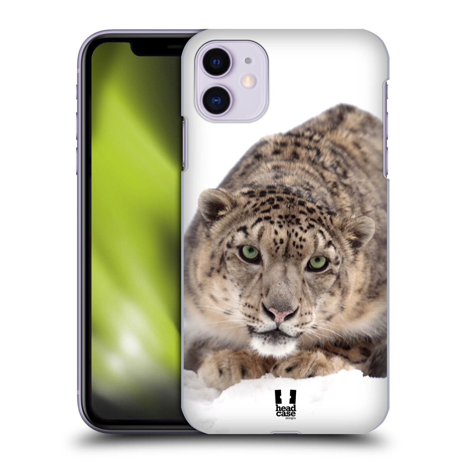Pouzdro na mobil Apple Iphone 11 - HEAD CASE - vzor Divočina, Divoký život a zvířata foto SNĚŽNÝ LEOPARD