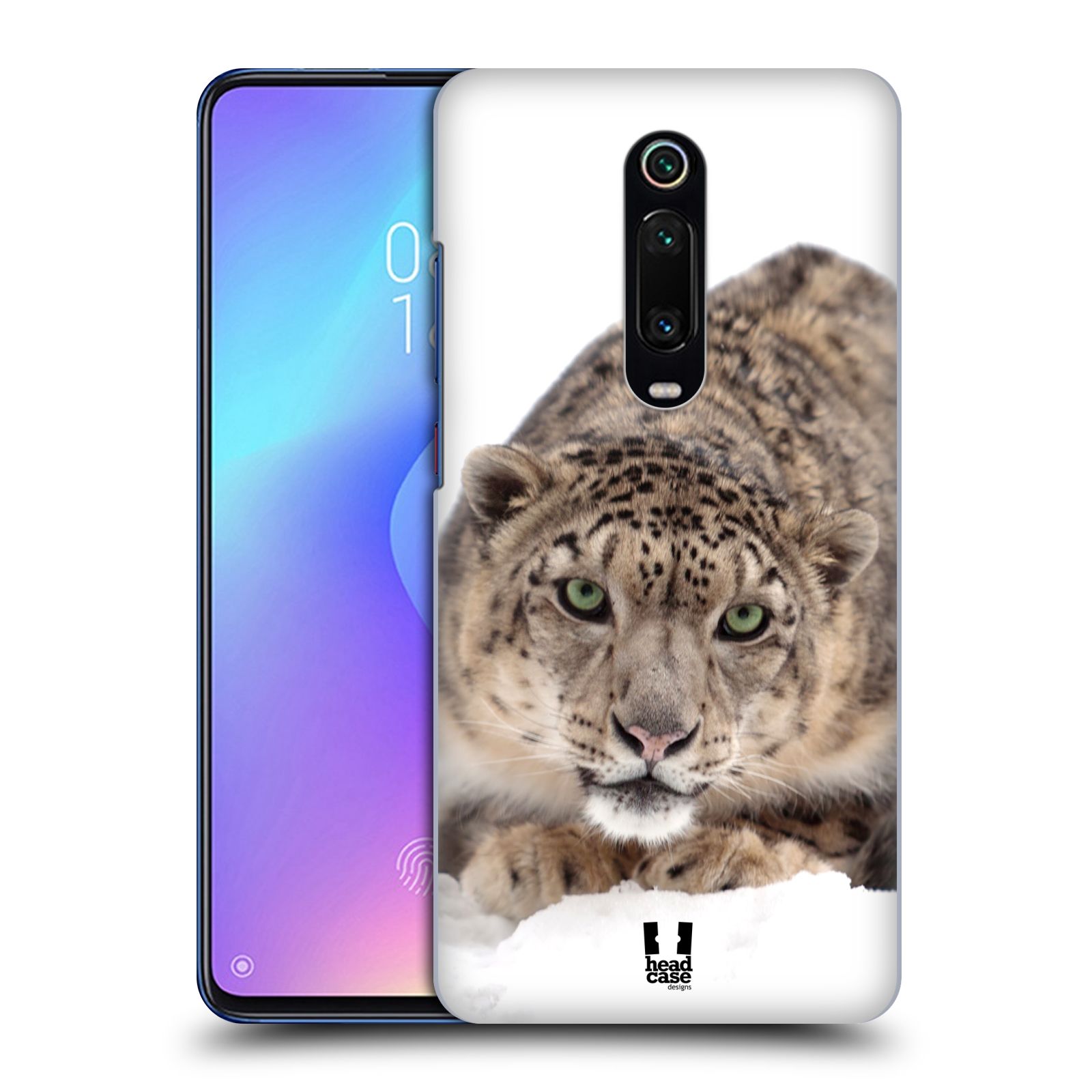 Pouzdro na mobil Xiaomi Mi 9T PRO - HEAD CASE - vzor Divočina, Divoký život a zvířata foto SNĚŽNÝ LEOPARD